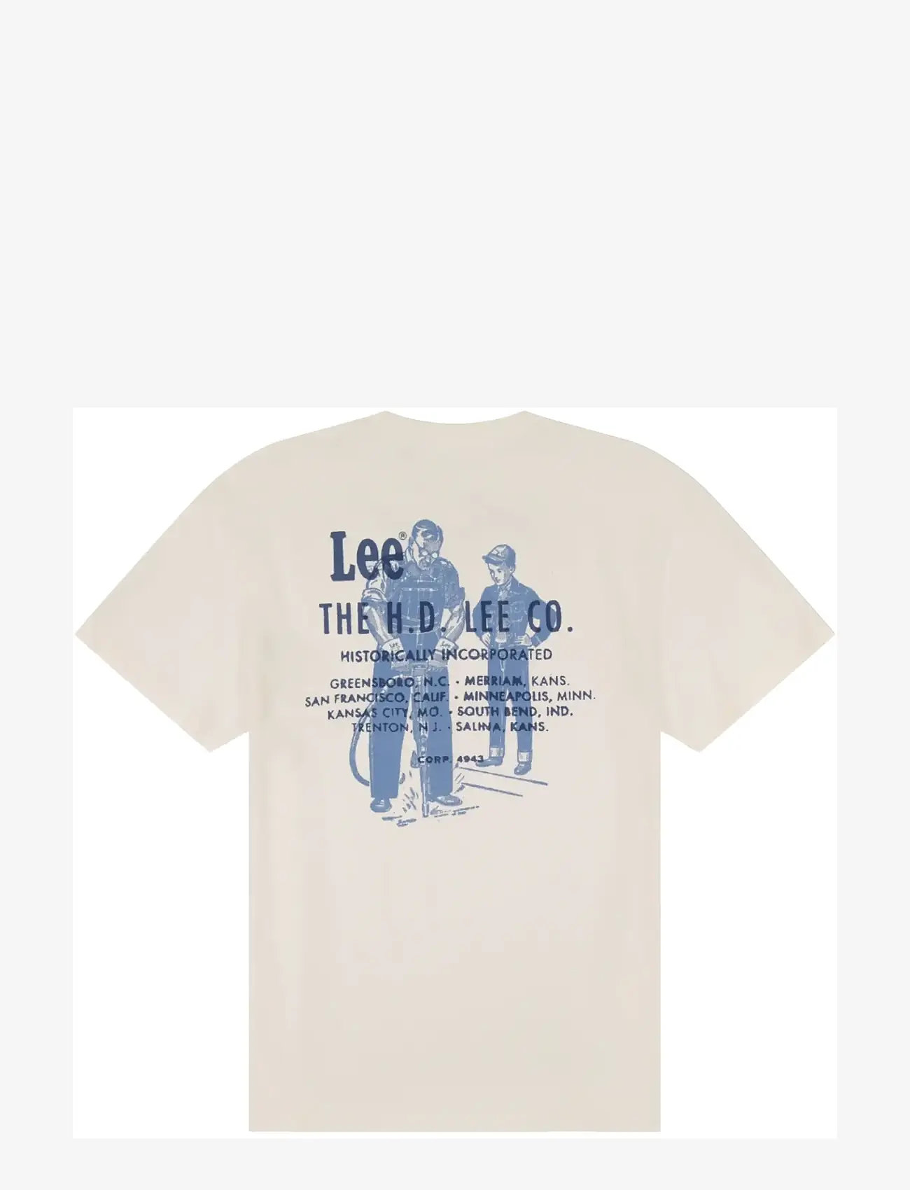 Lee Jeans - WORKWEAR WORKER - kortærmede t-shirts - natural - 2