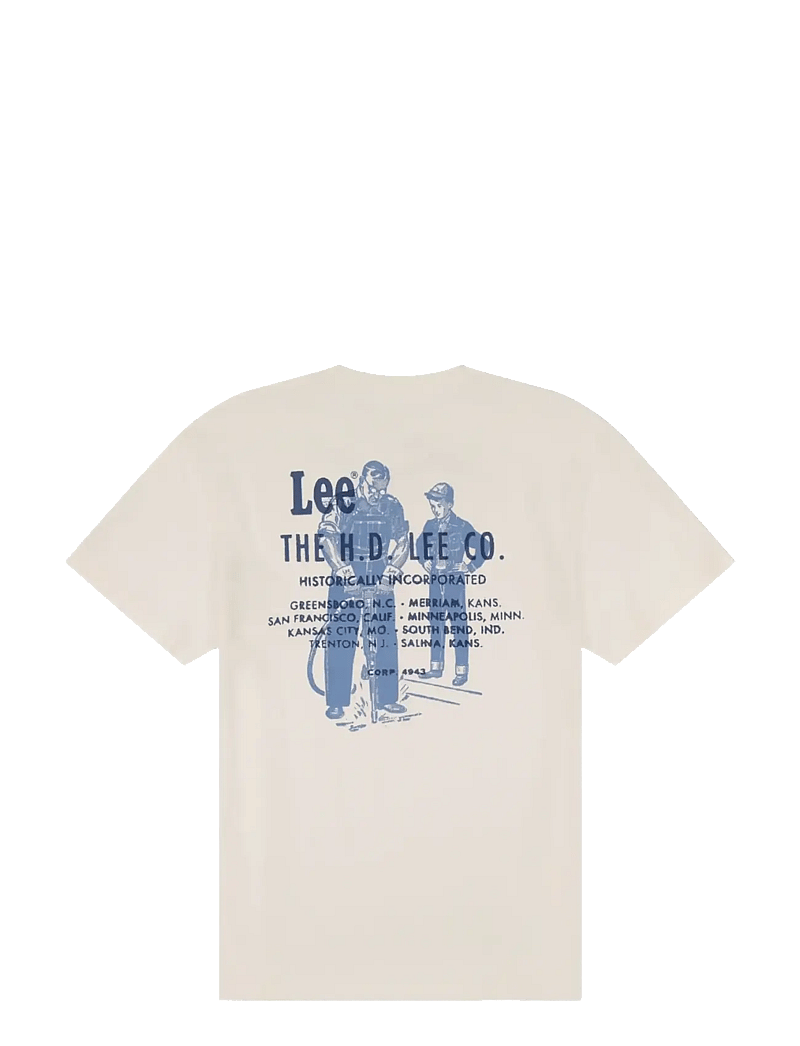 Lee Jeans - WORKWEAR WORKER - kortærmede t-shirts - natural - 2