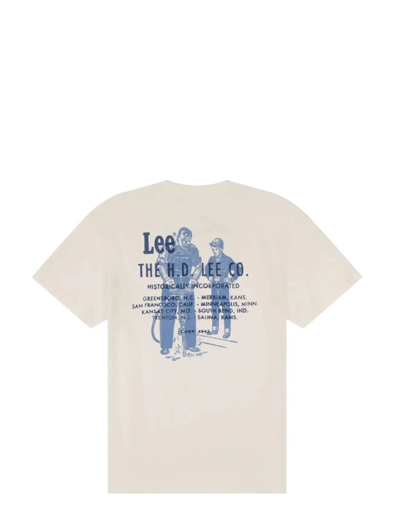 Lee Jeans - WORKWEAR WORKER - kurzärmelig - natural - 2