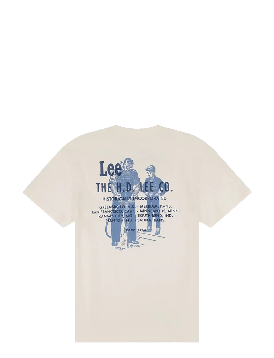 Lee Jeans - WORKWEAR WORKER - kurzärmelig - natural - 2