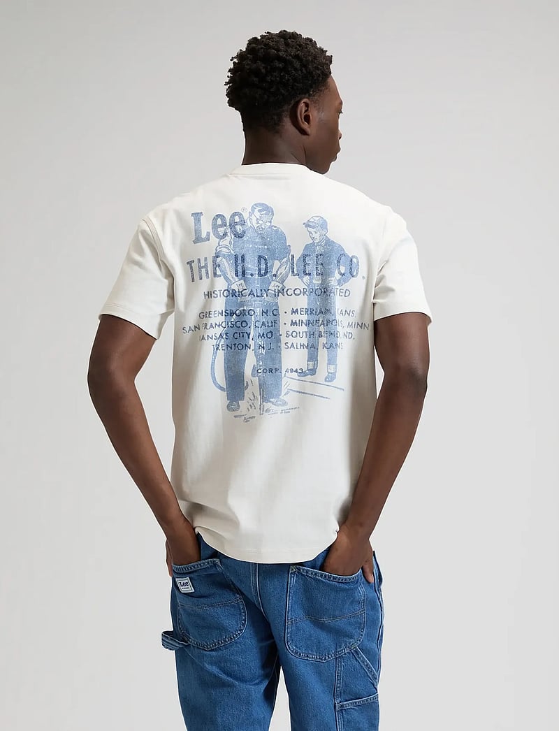 Lee Jeans - WORKWEAR WORKER - kortærmede t-shirts - natural - 0