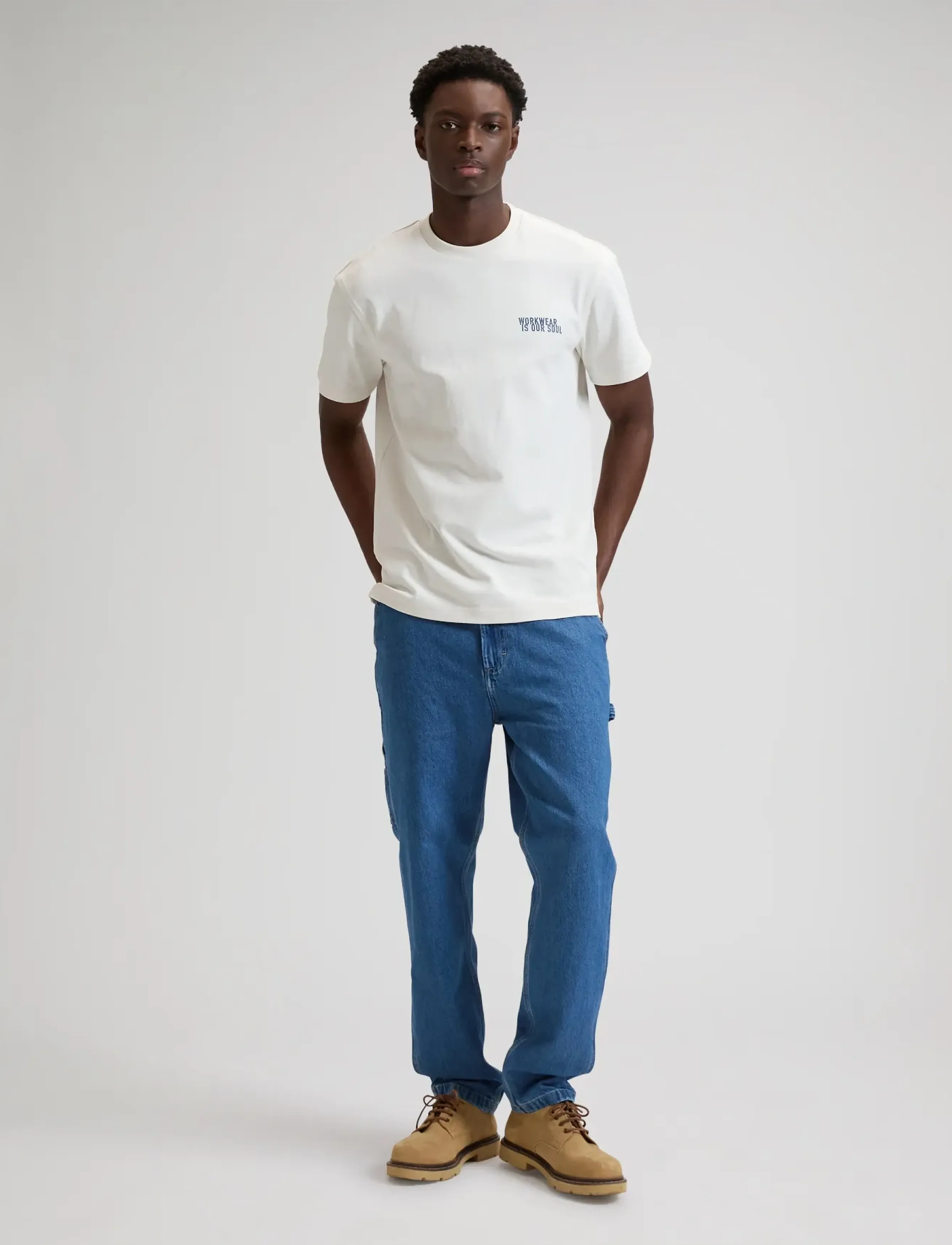 Lee Jeans - WORKWEAR WORKER - kurzärmelig - natural - 4