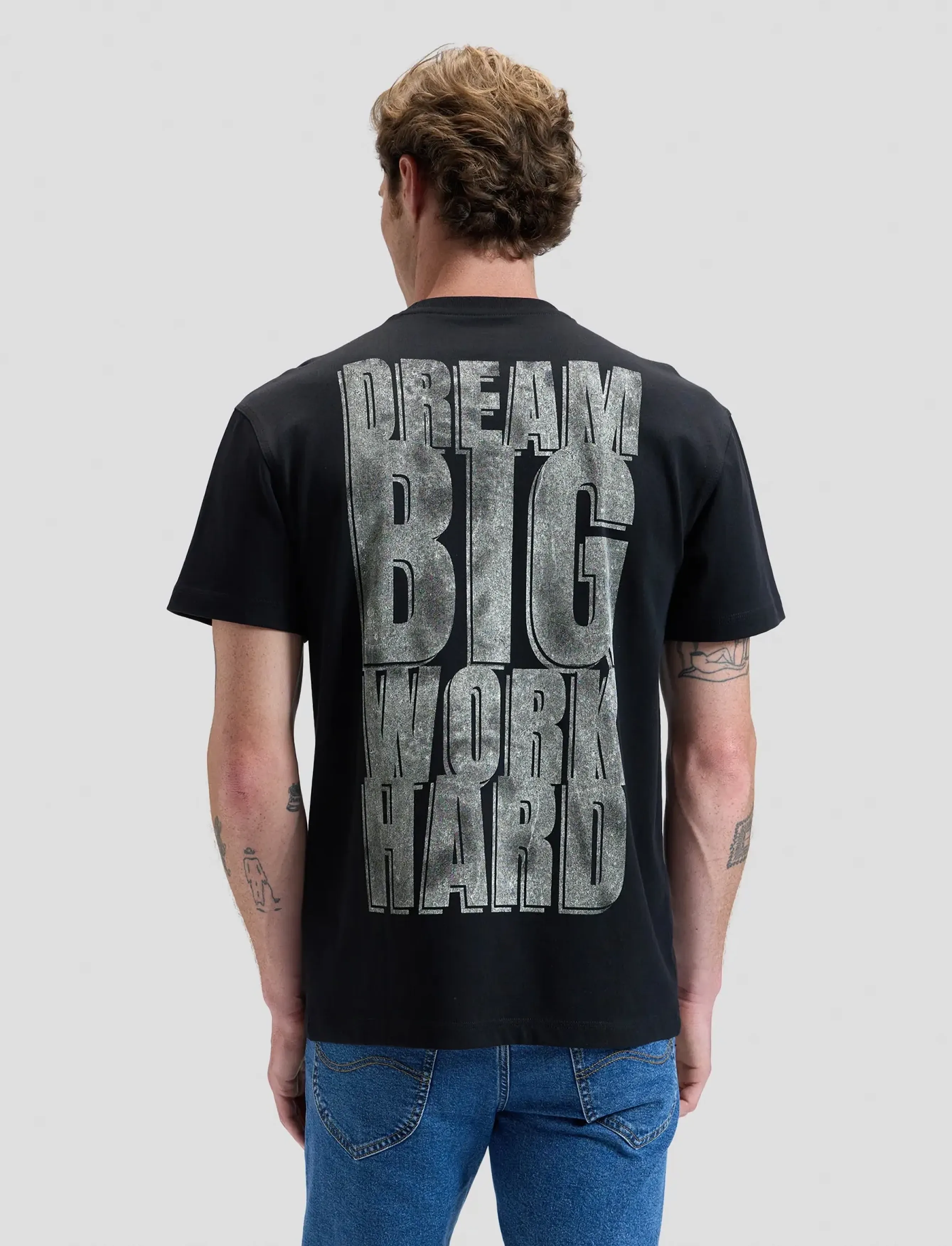 Lee Jeans Workwear Dream Tee, Mænd, T-Shirt, Sort, Str: L x 00