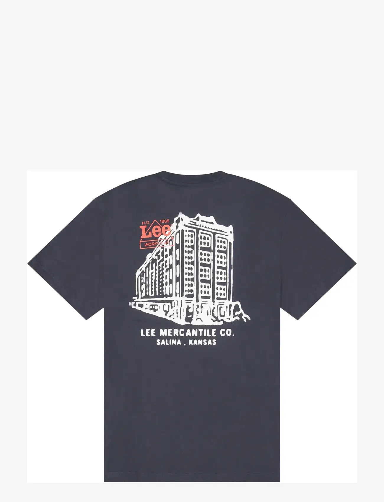 Lee Jeans - WORKWEAR BUILDING TEE - kurzärmelig - rebel navy - 2
