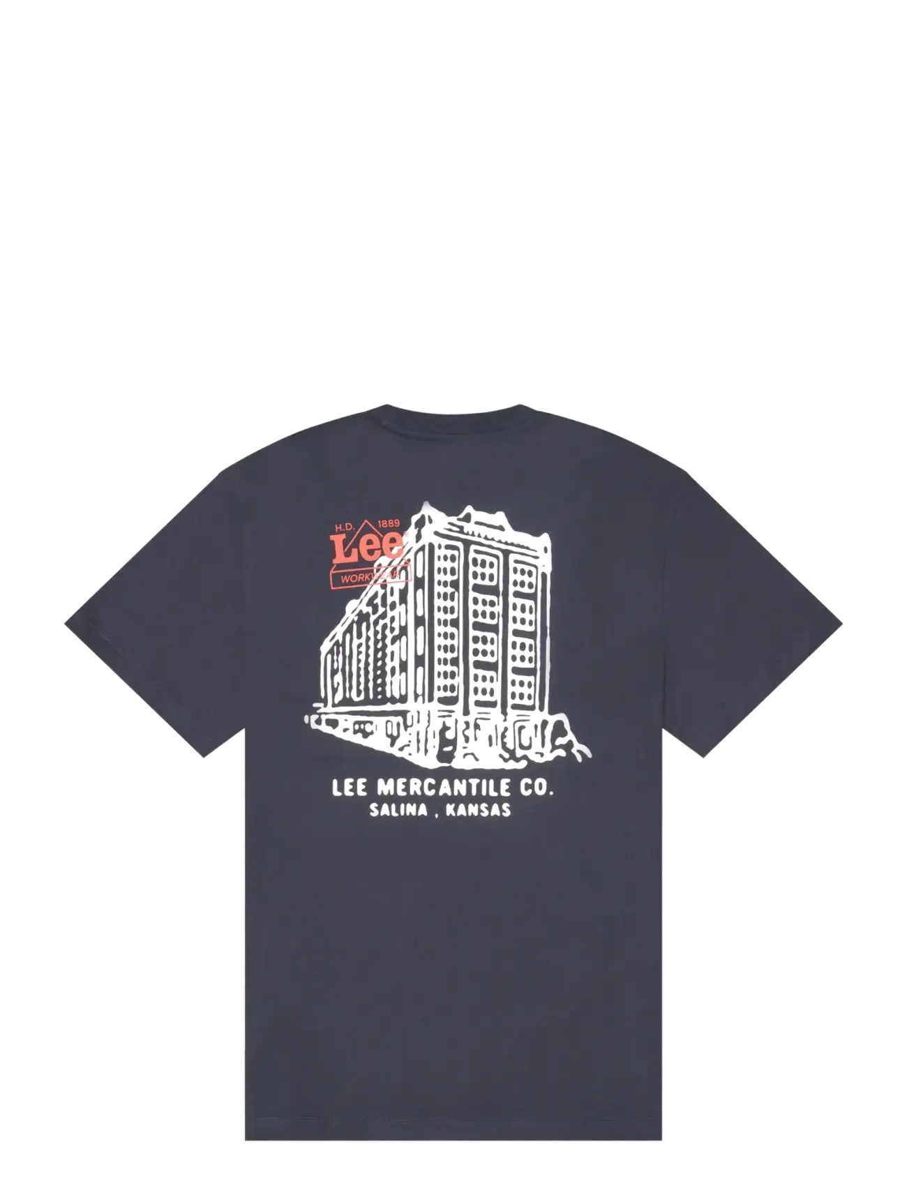 Lee Jeans - WORKWEAR BUILDING TEE - madalaimad hinnad - rebel navy - 2
