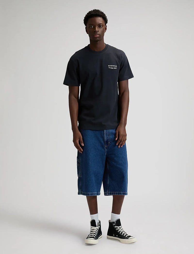 Lee Jeans - WORKWEAR BUILDING TEE - kurzärmelig - rebel navy - 4