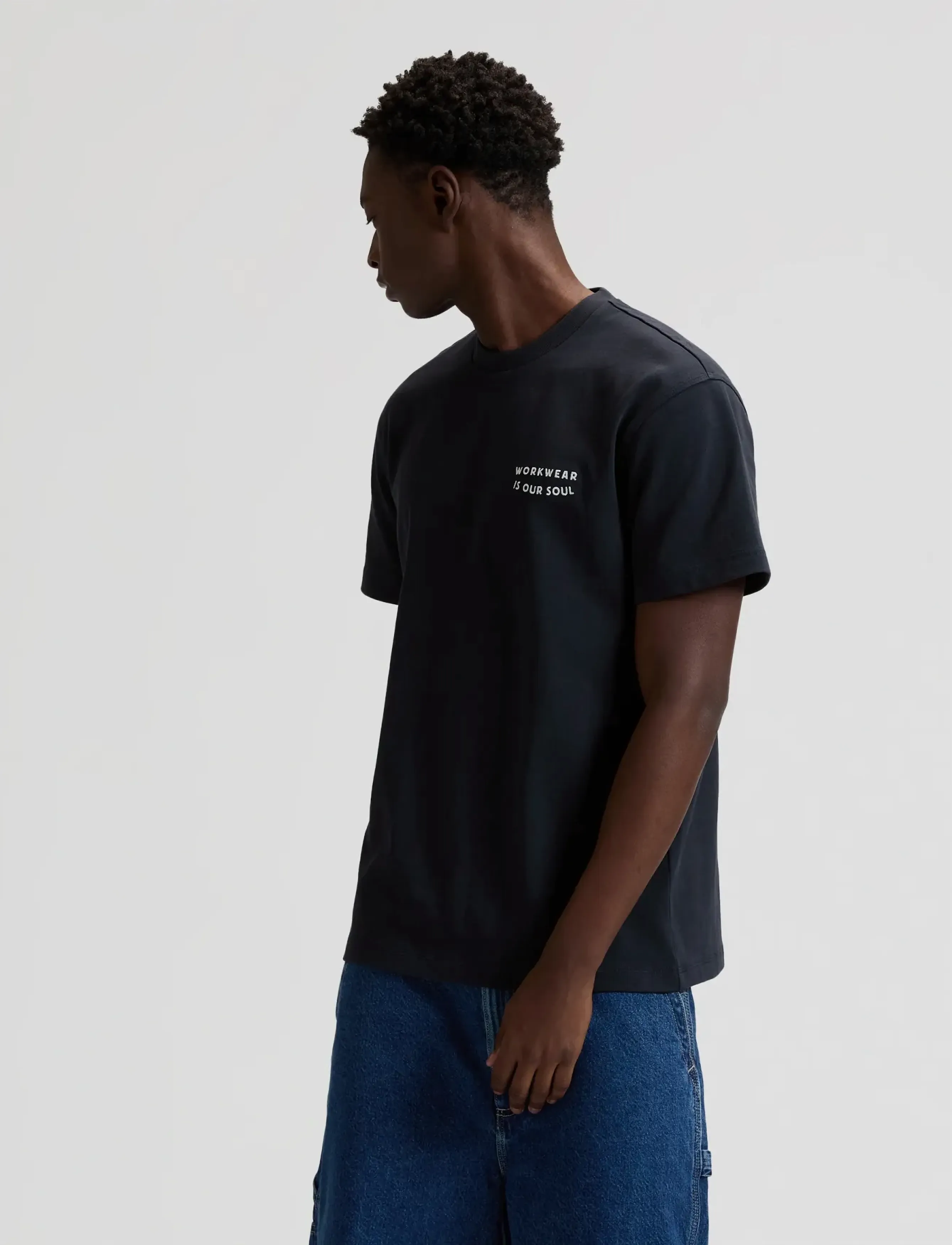 Lee Jeans - WORKWEAR BUILDING TEE - madalaimad hinnad - rebel navy - 5