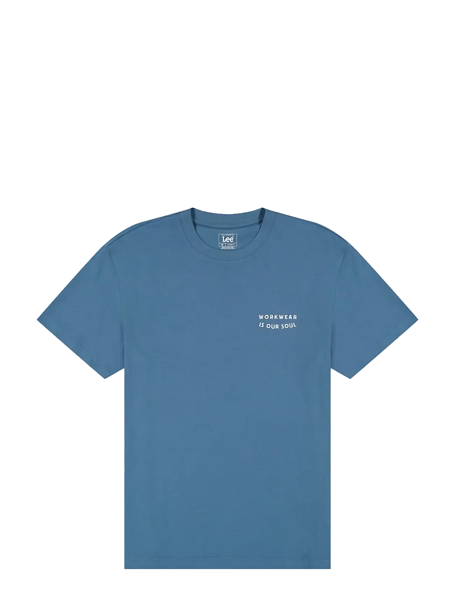 Lee Jeans - WORKWEAR SOUL TEE - kortärmade t-shirts - work blue - 1