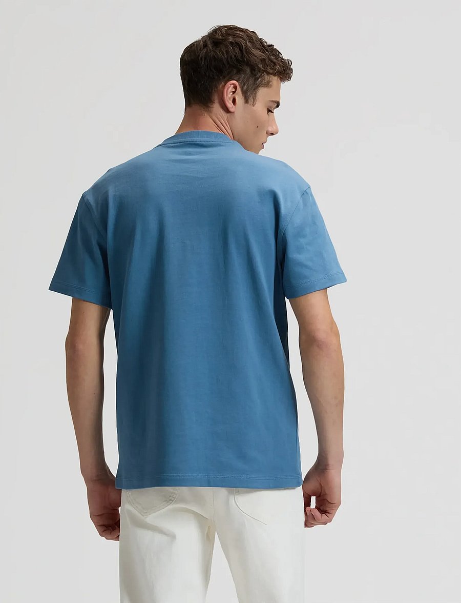 Lee Jeans - WORKWEAR SOUL TEE - kortärmade t-shirts - work blue - 2