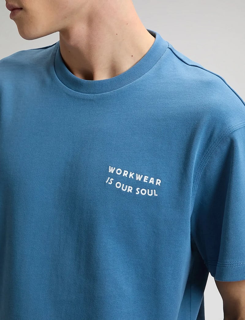 Lee Jeans - WORKWEAR SOUL TEE - kurzärmelig - work blue - 5