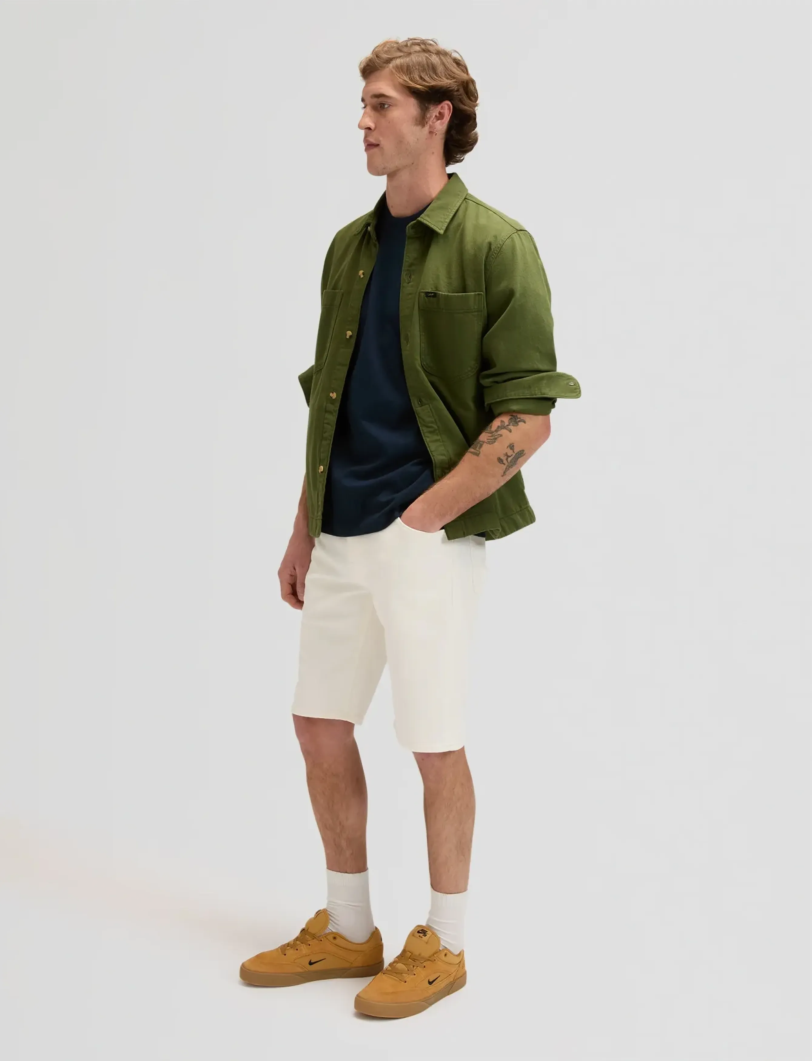 Lee Jeans - 5 POCKET SHORT - jorts - white - 3