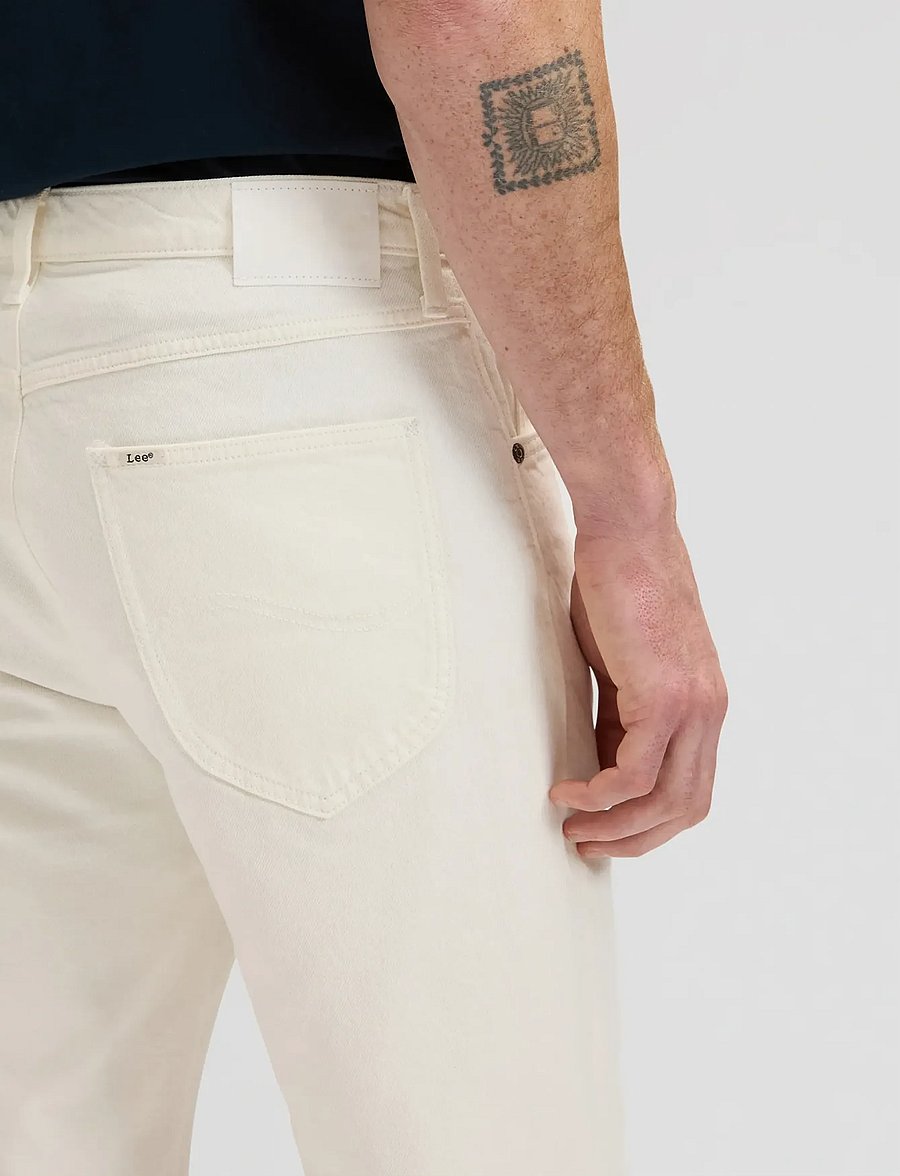 Lee Jeans - 5 POCKET SHORT - farkkushortsit - white - 5