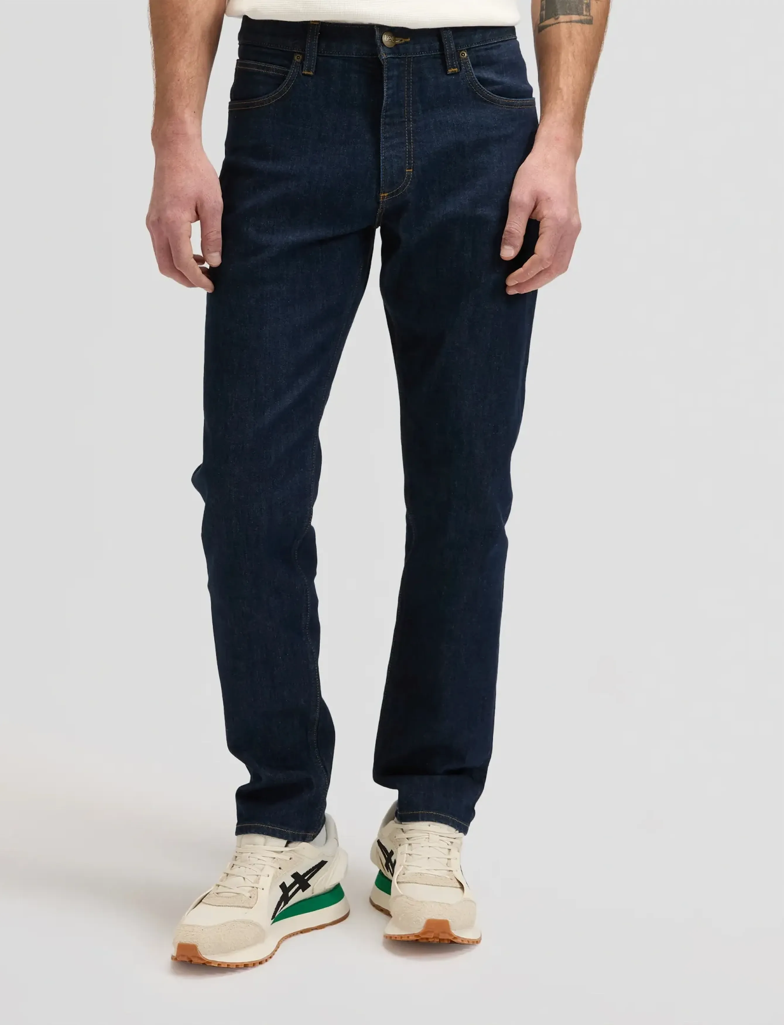 Lee Jeans David, Mænd, Straight Leg Jeans, Navy, Str: 32 x 32