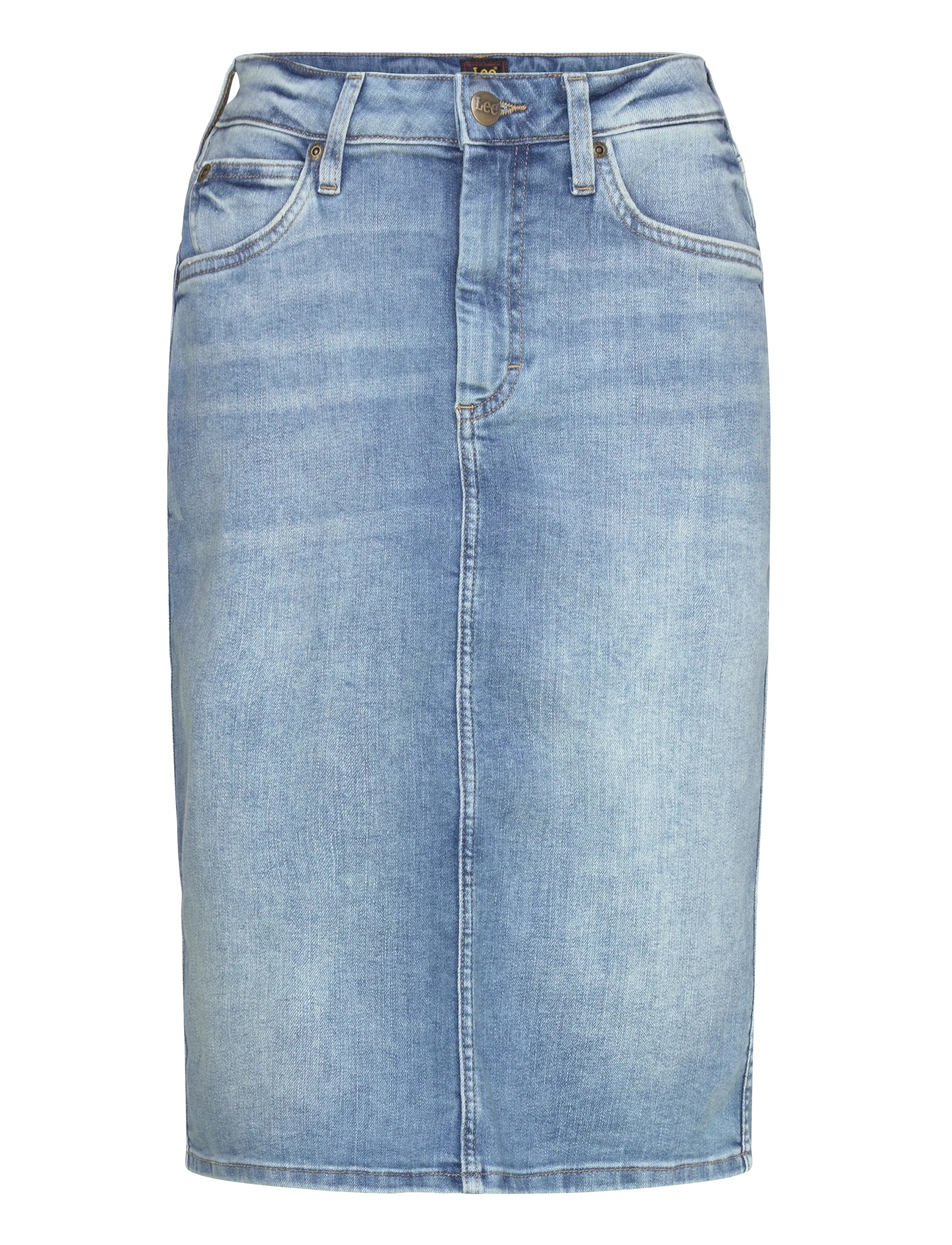 Lee Jeans MIDI SKIRT - Lee Jeans - RISING SIGN / blue