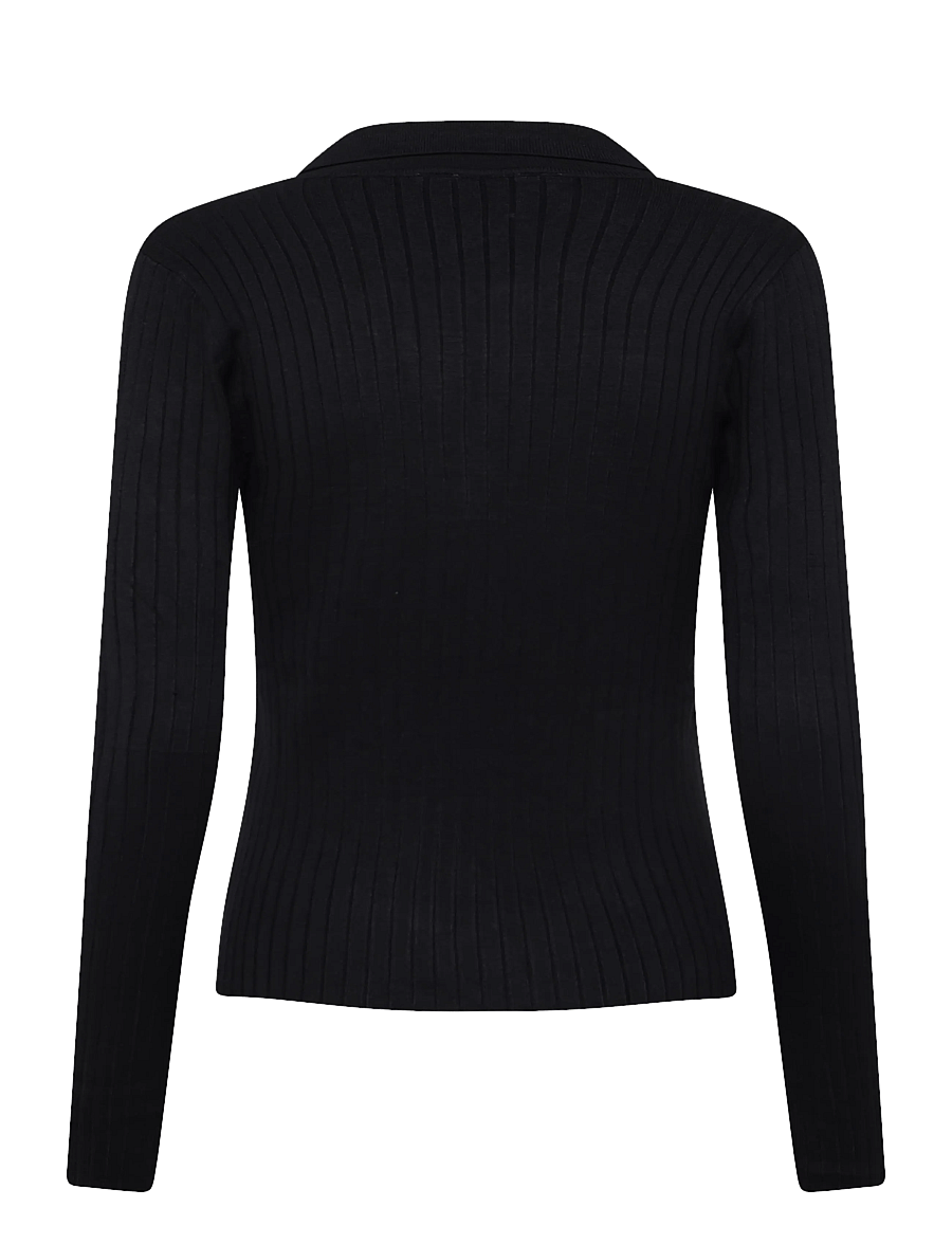 Lee Jeans - LS POLO - pullover - black - 2