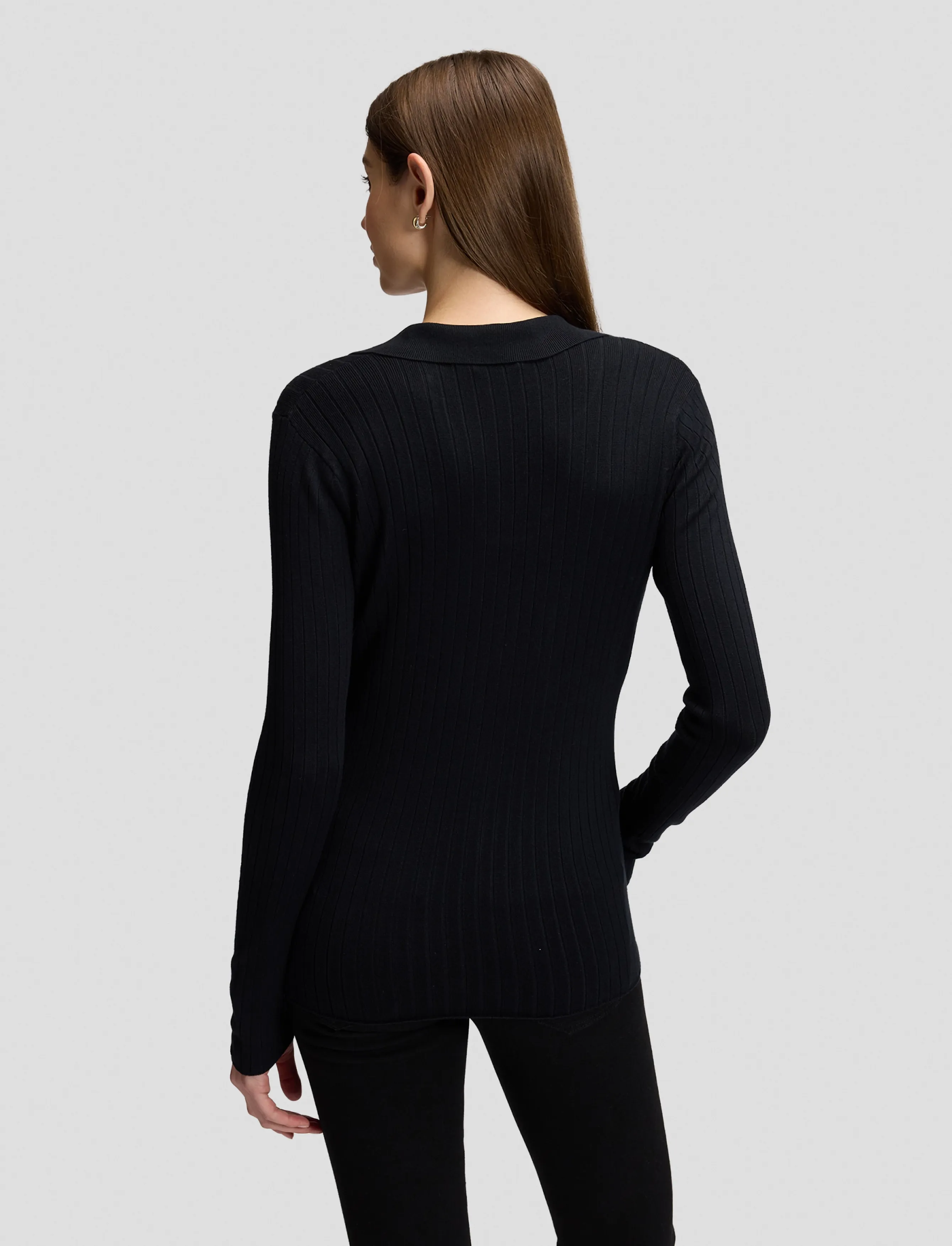 Lee Jeans - LS POLO - black - 2