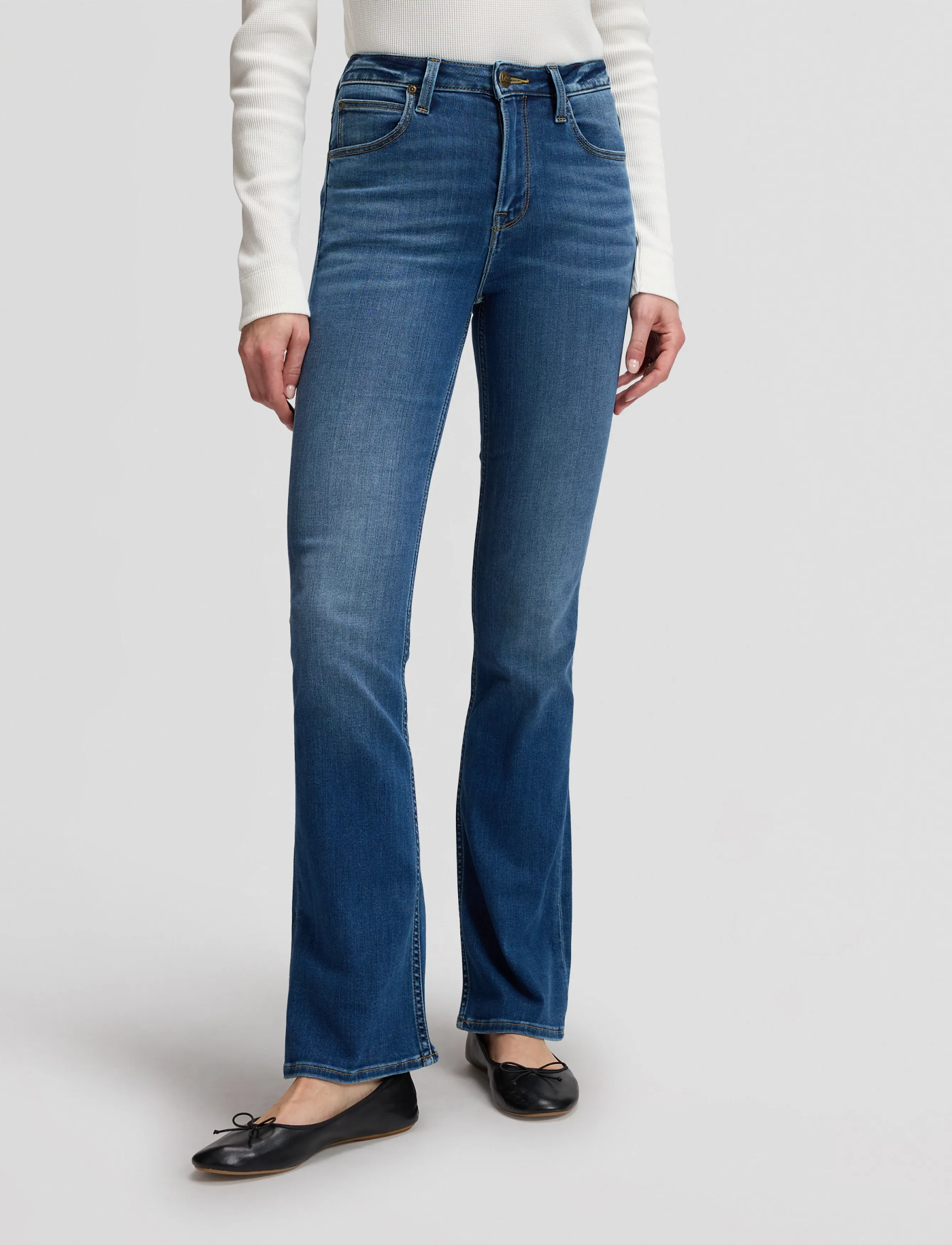 Lee Jeans Breese Boot, 29 x 29, Jeans, Blau - Boot Cut, Frauen
