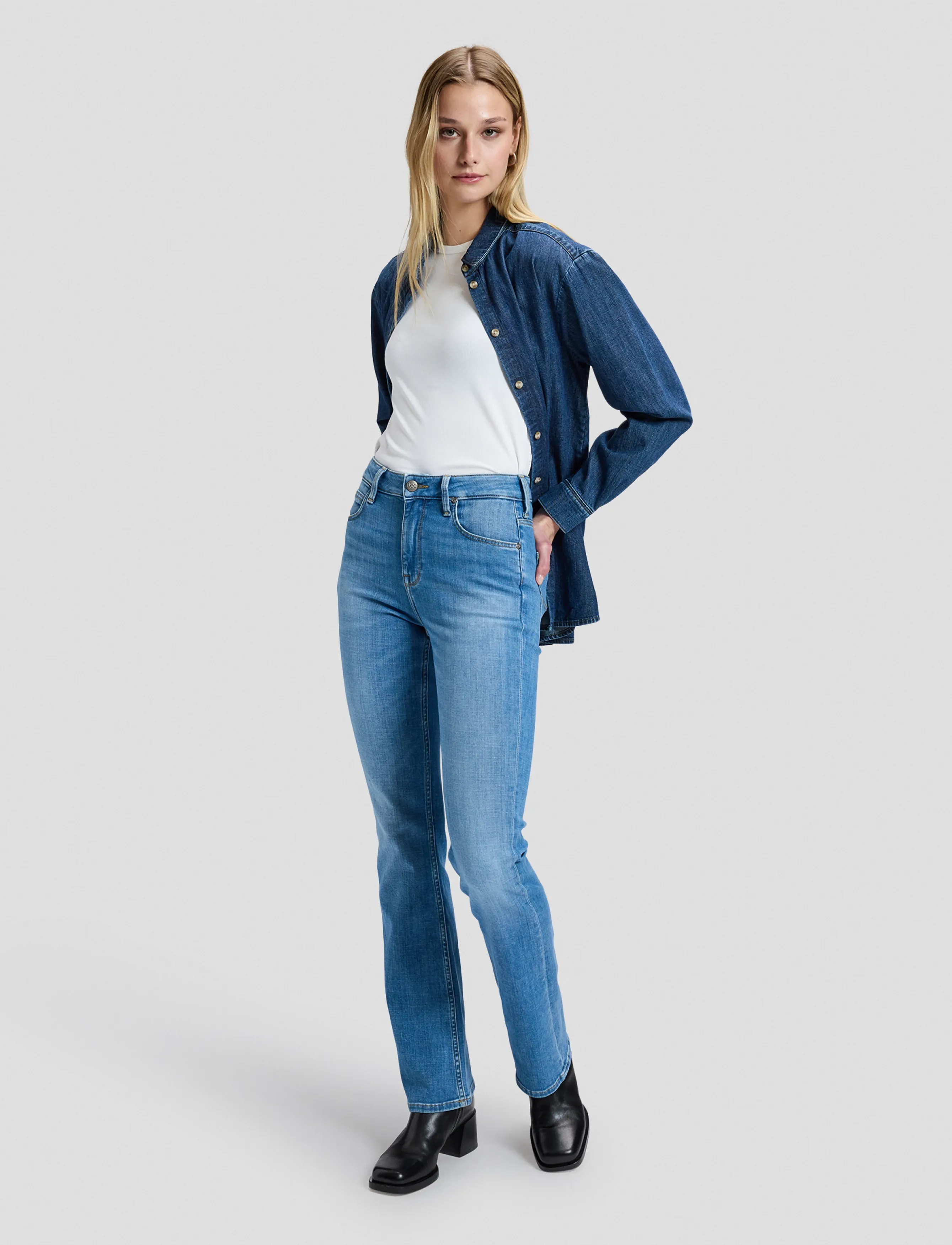 Lee Jeans - BREESE BOOT - light spray - 2