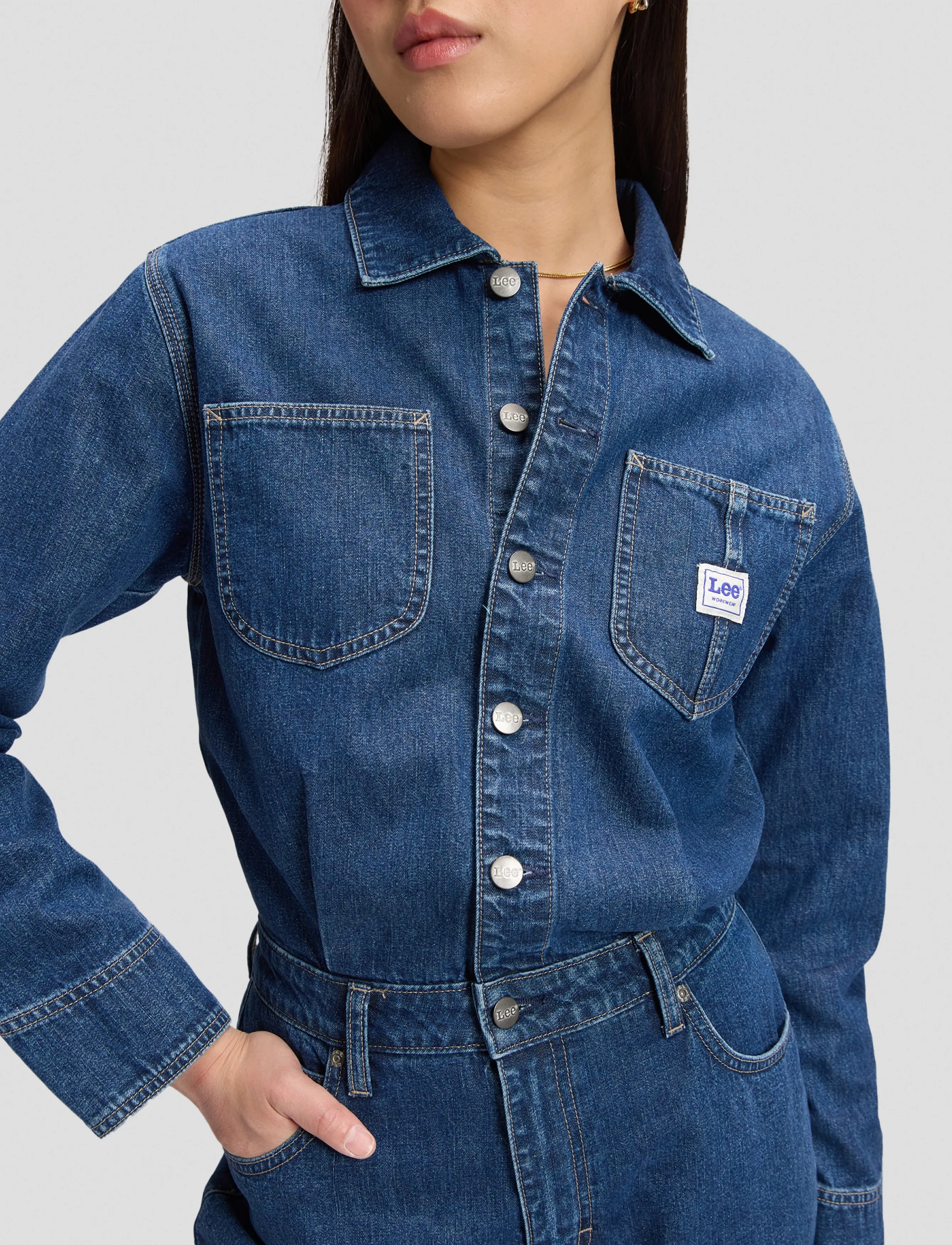 Lee Jeans - CHORE JUMPSUIT - jumpsuits - lavish dark - 4