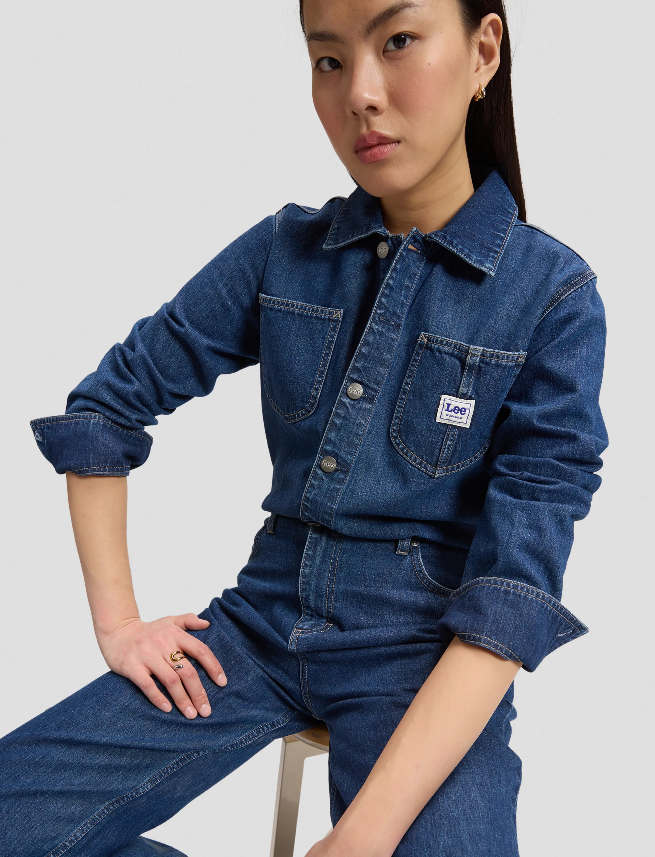 Lee Jeans Chore Jumpsuit jeans dam – bild 6