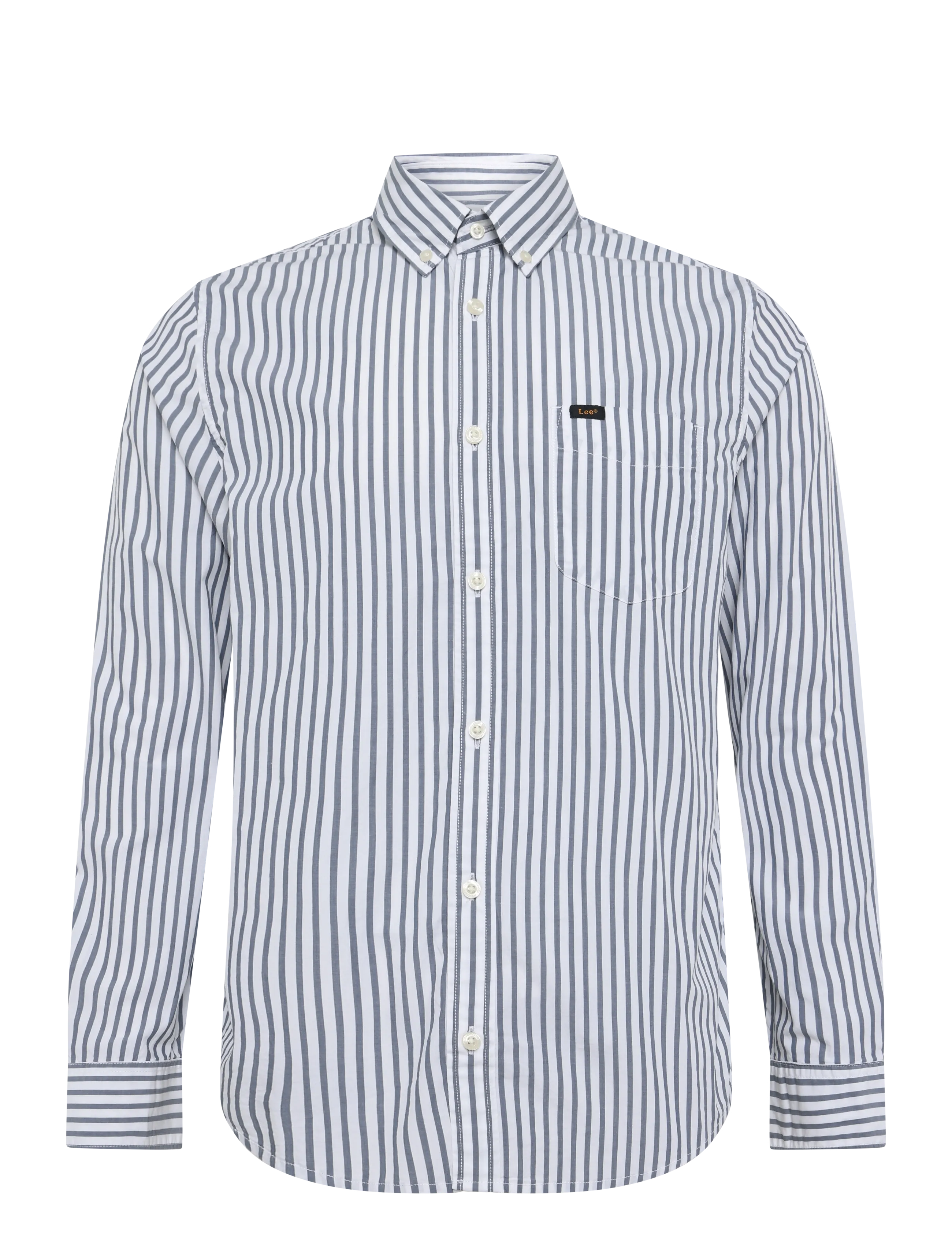 Lee Jeans - LEE BUTTON DOWN - gestreifte hemden - bering sea - 1