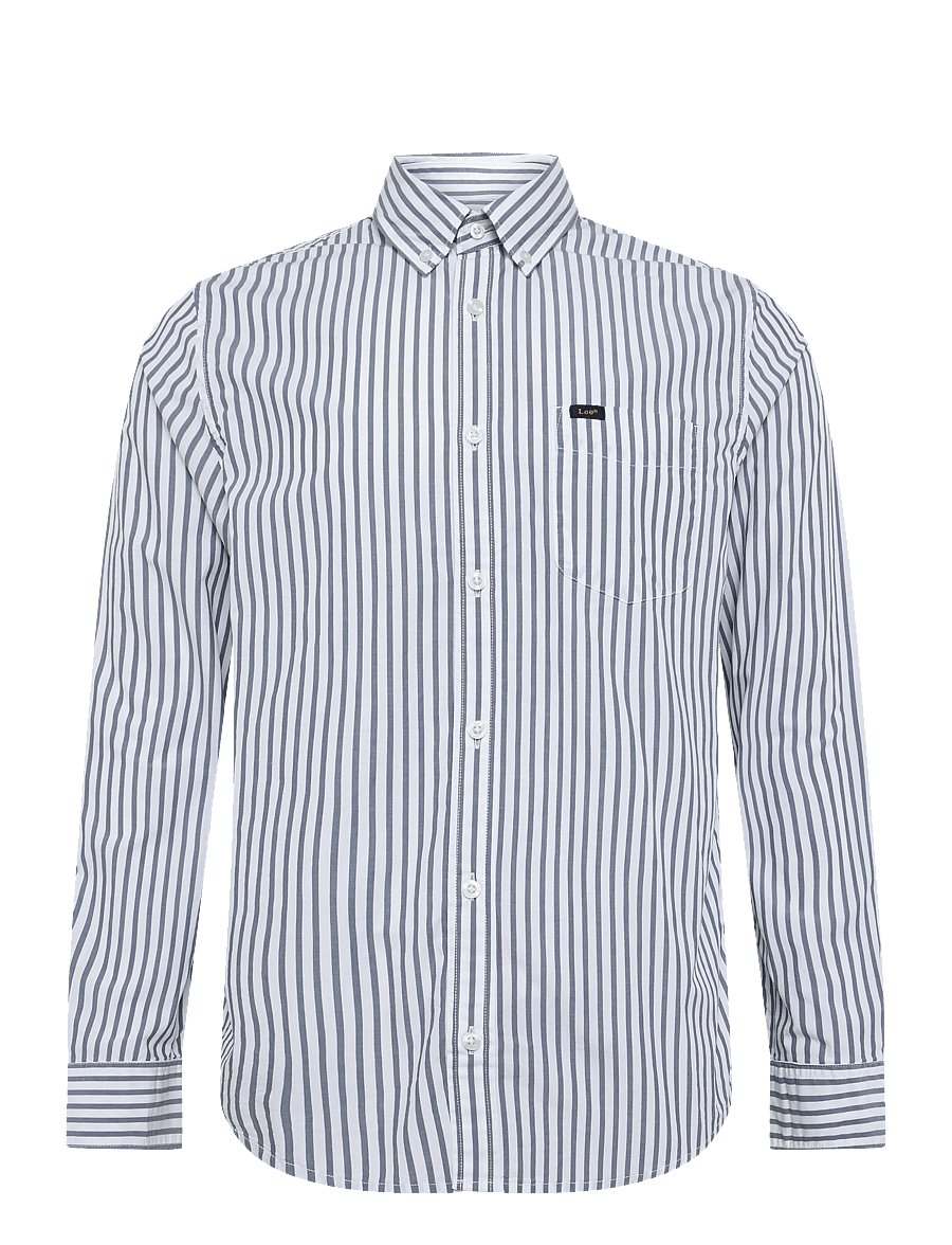 Lee Jeans - LEE BUTTON DOWN - gestreifte hemden - bering sea - 1