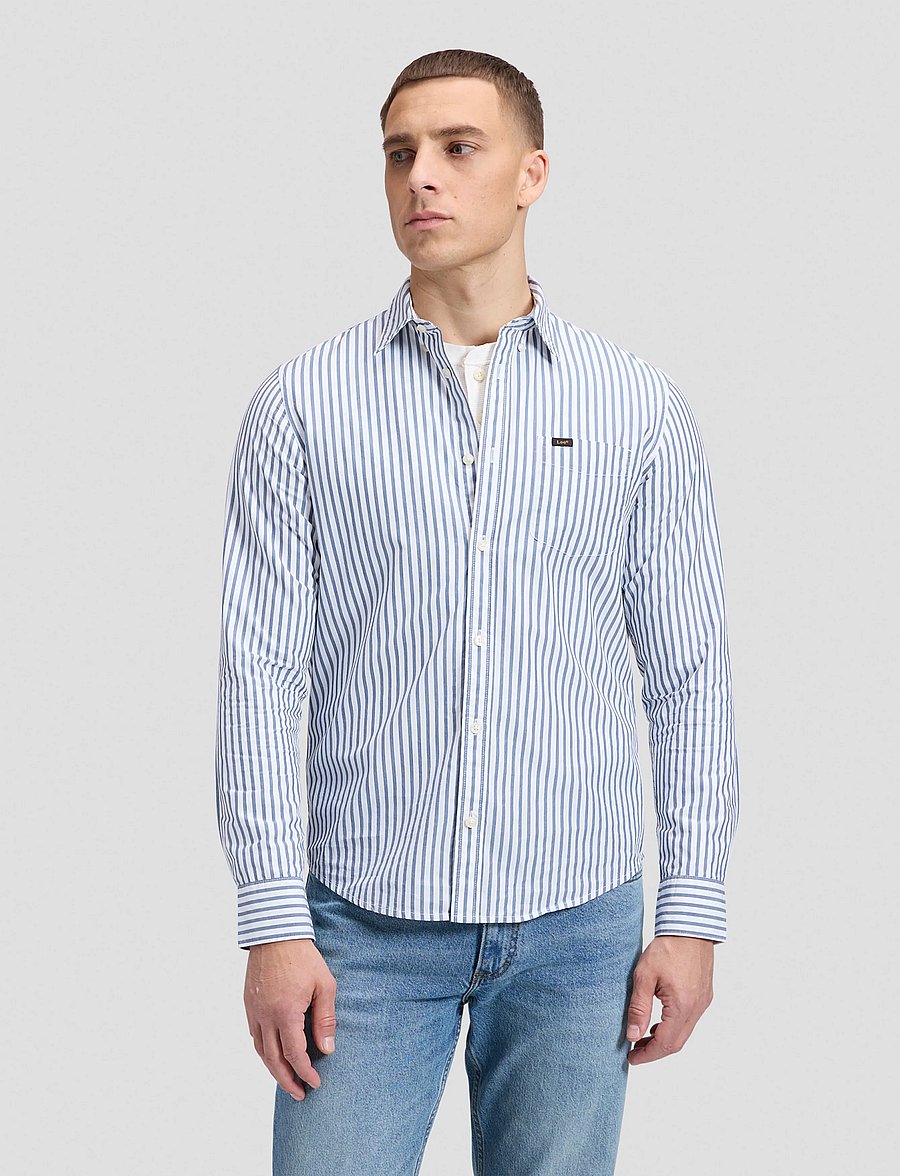 Lee Jeans - LEE BUTTON DOWN - bering sea - 0