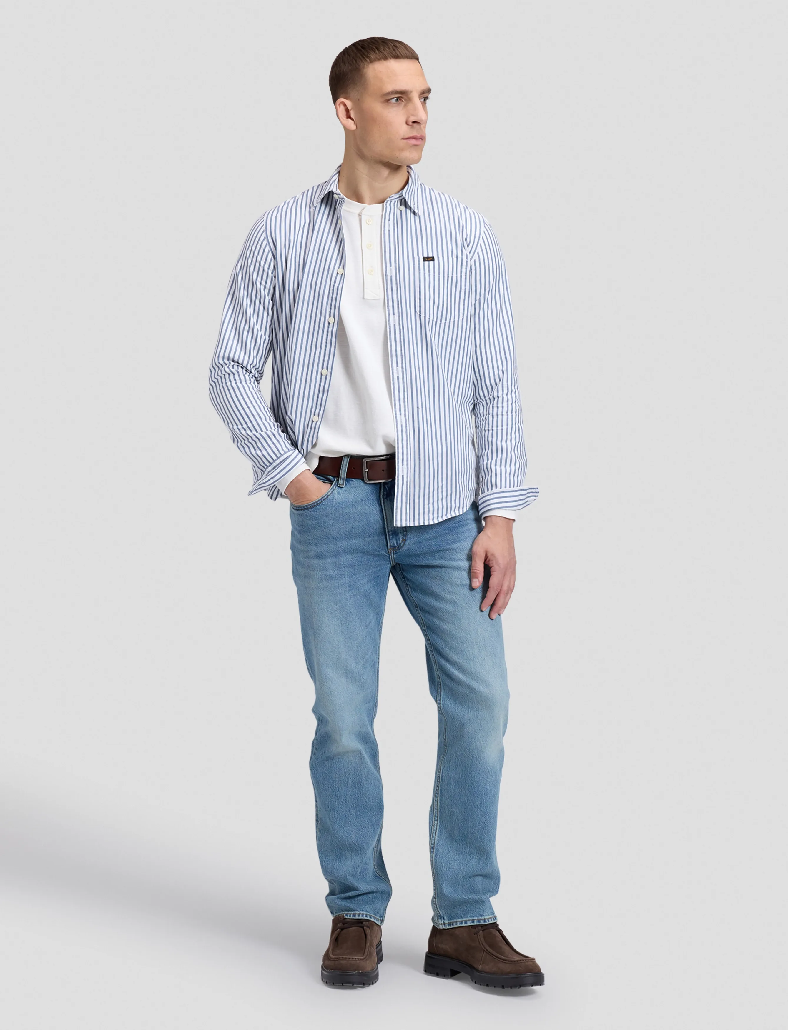 Lee Jeans - LEE BUTTON DOWN - bering sea - 3