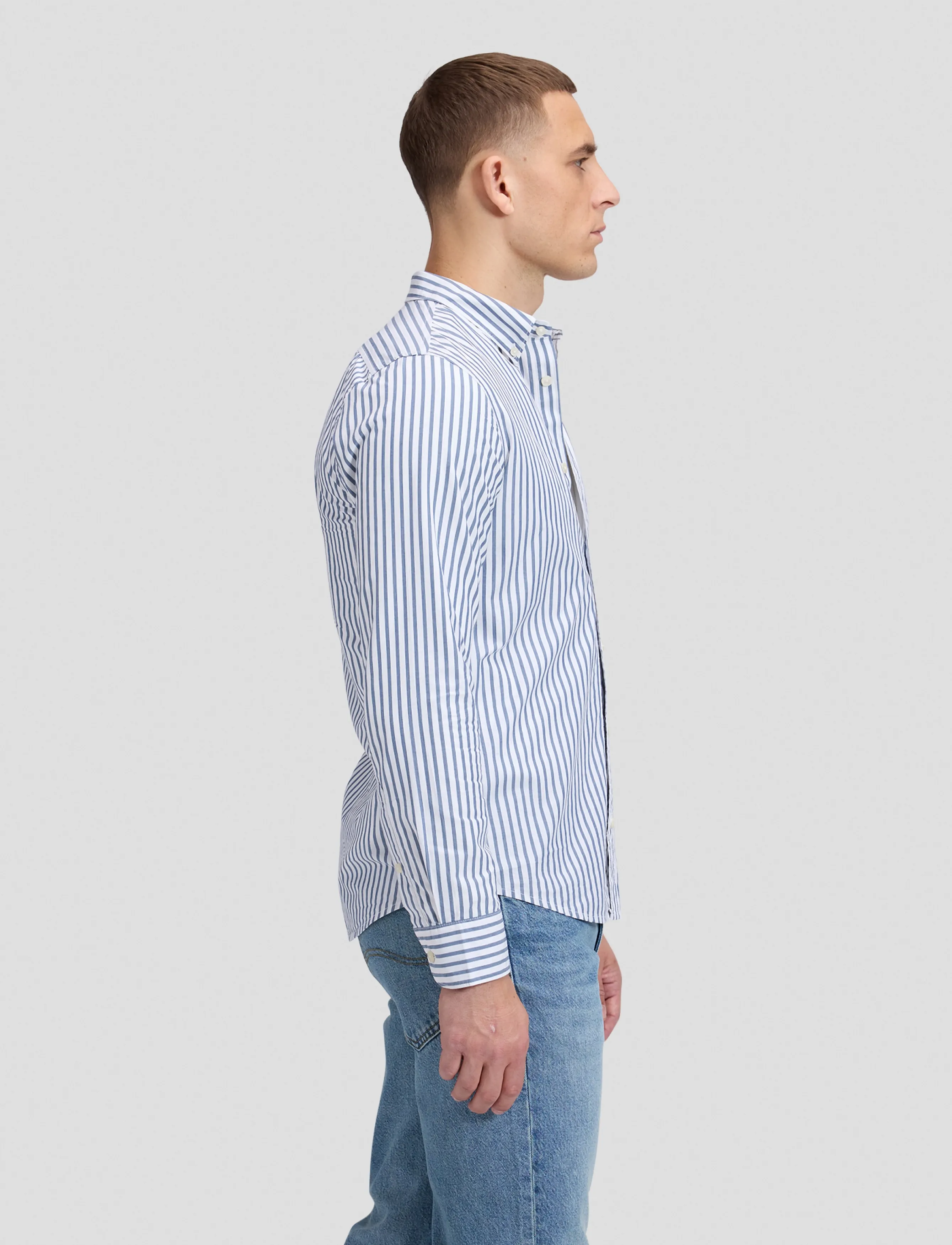 Lee Jeans - LEE BUTTON DOWN - bering sea - 4