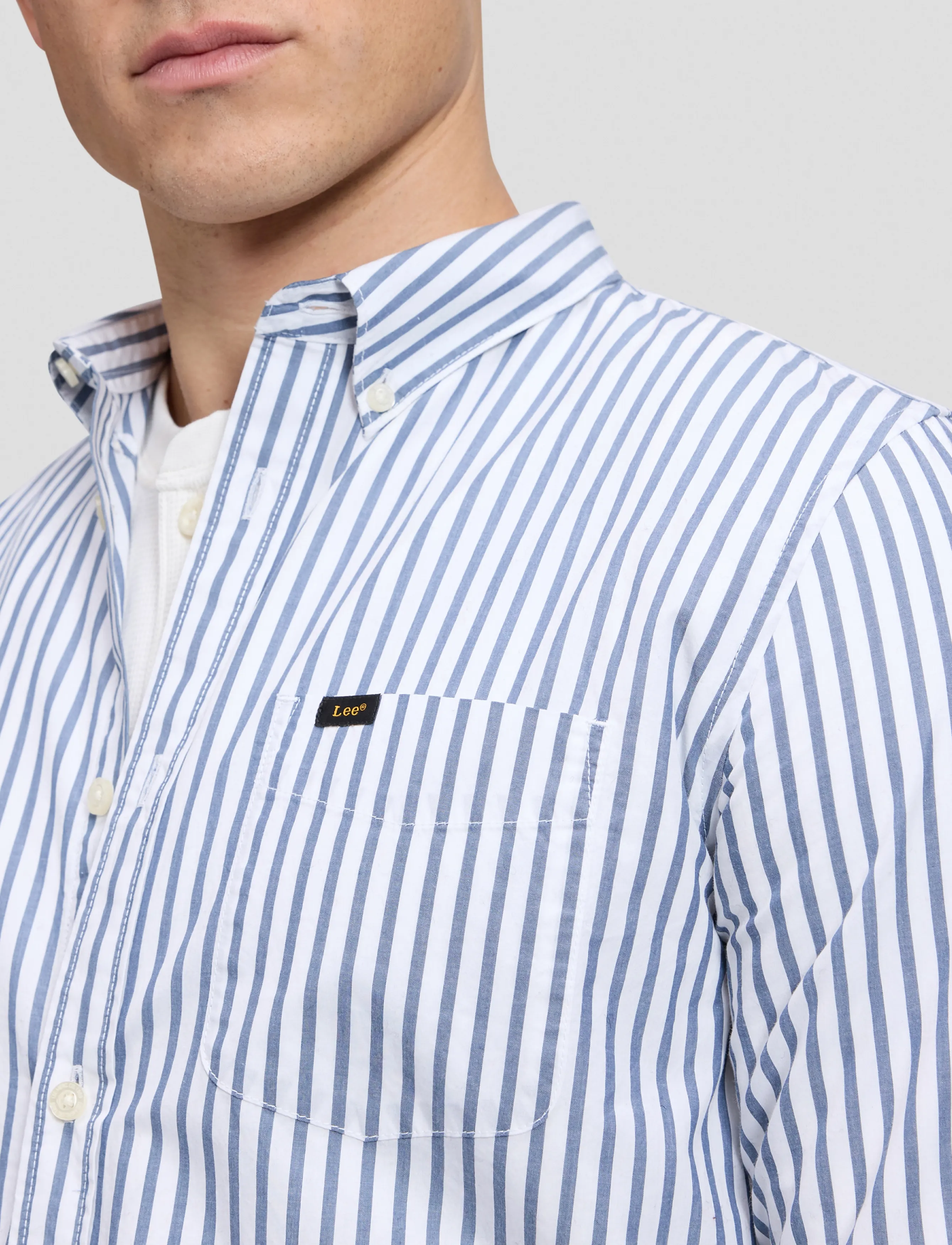 Lee Jeans - LEE BUTTON DOWN - bering sea - 5