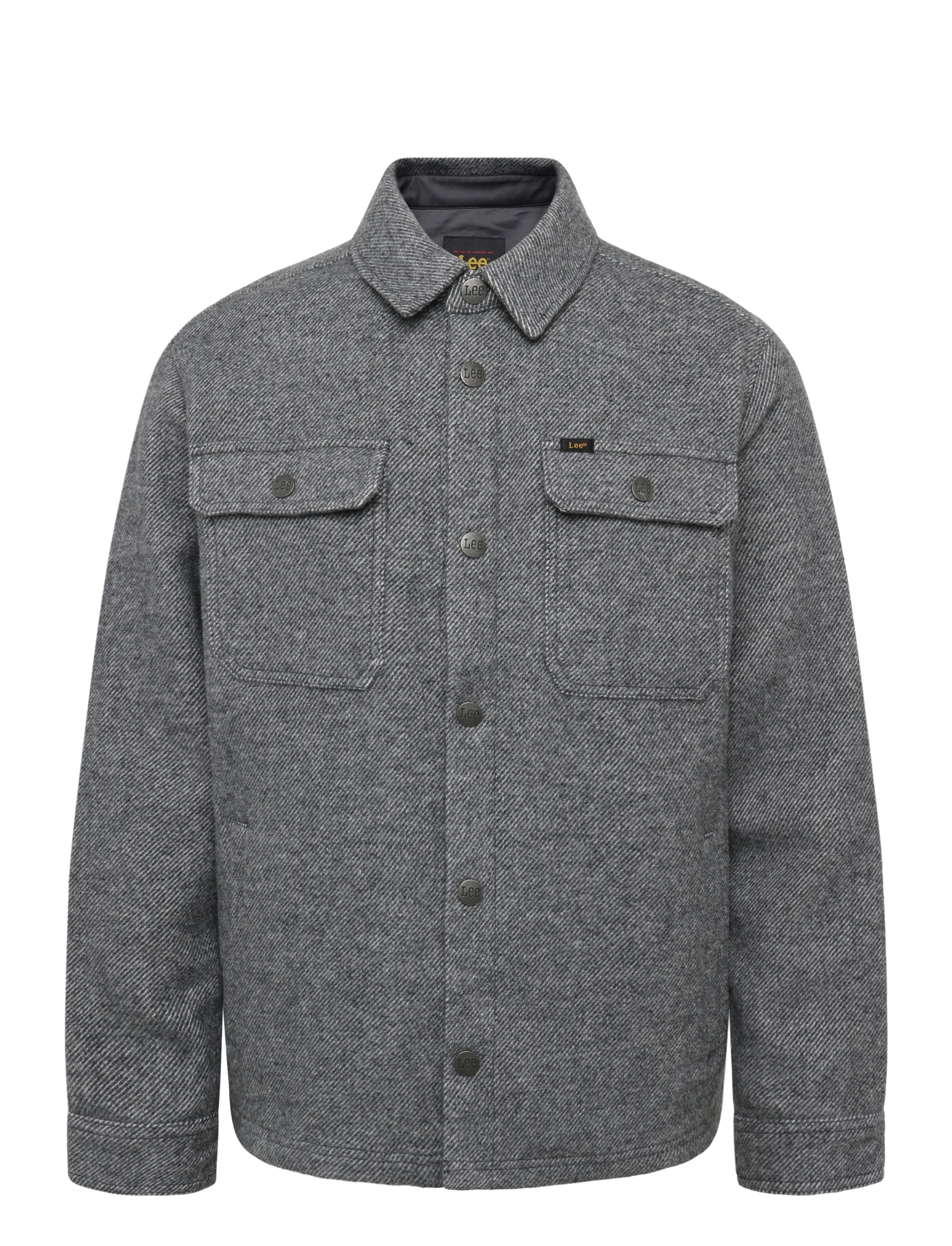 Lee Jeans WOOL OVERSHIRT - Jakker & frakker - HEATHER GREY / grey