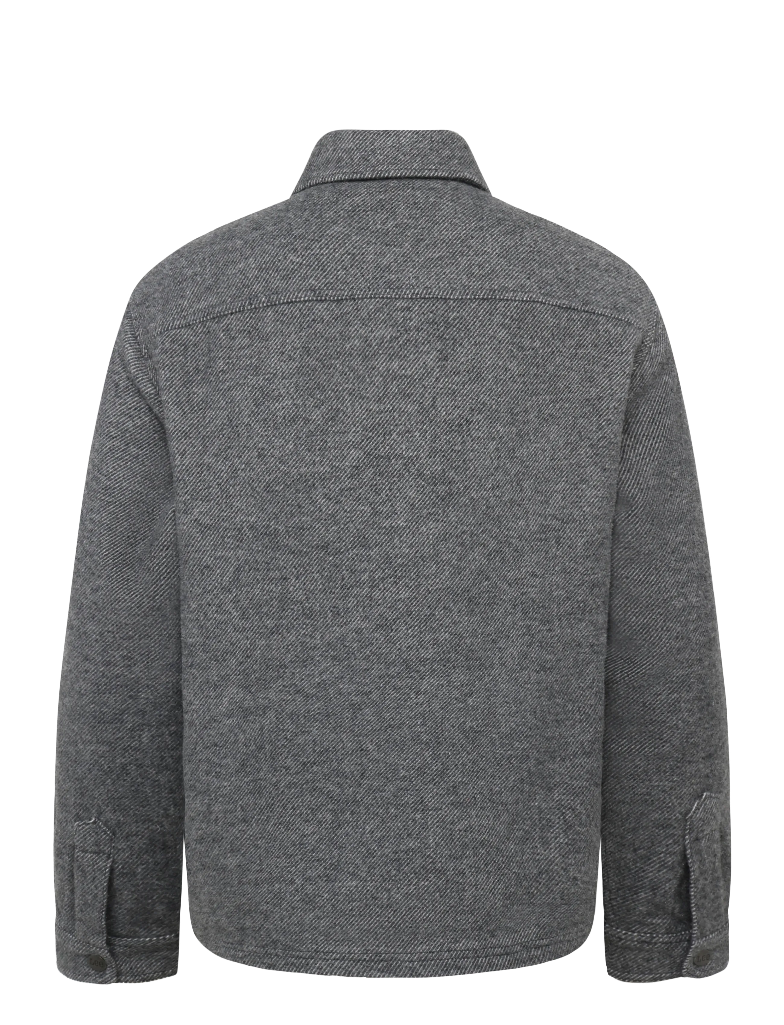Lee Jeans - WOOL OVERSHIRT - sügisjakid - heather grey - 2