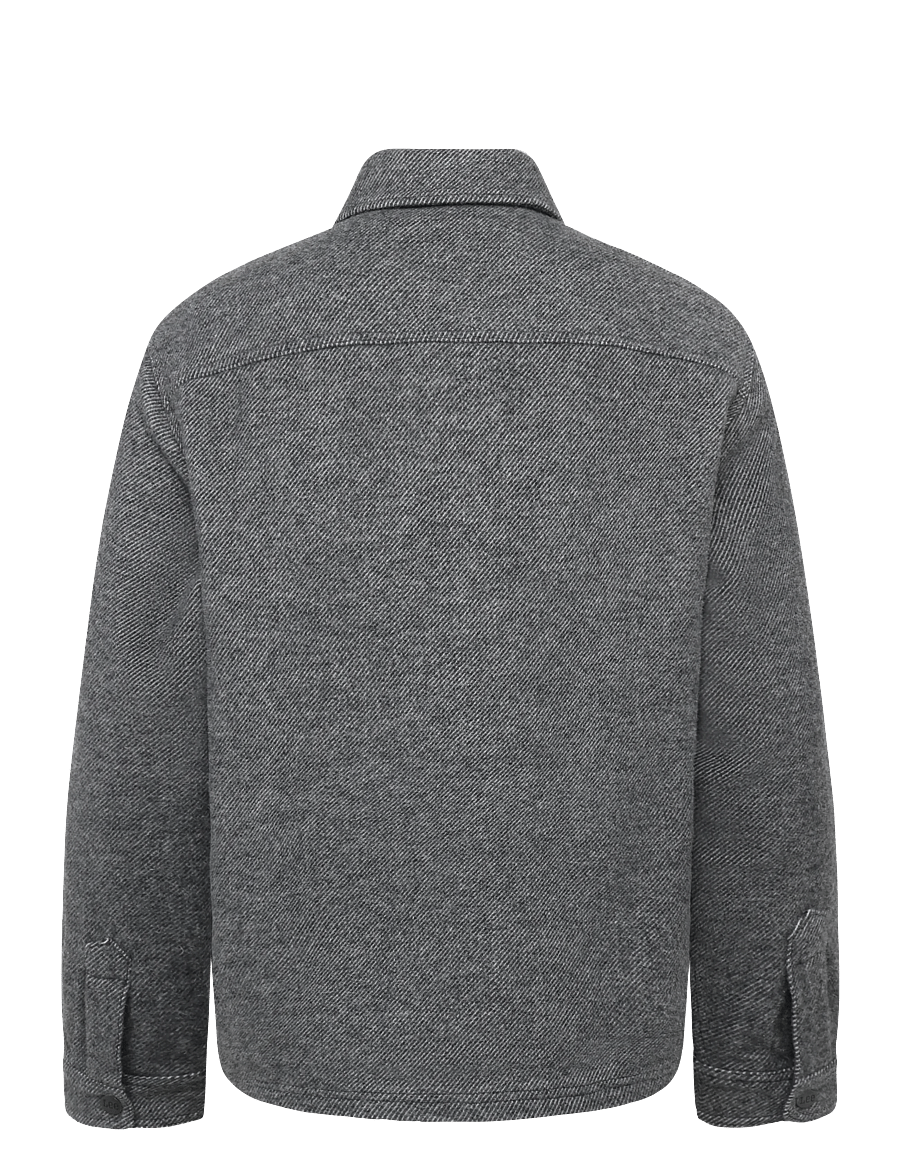 Lee Jeans - WOOL OVERSHIRT - winterjacken - heather grey - 2