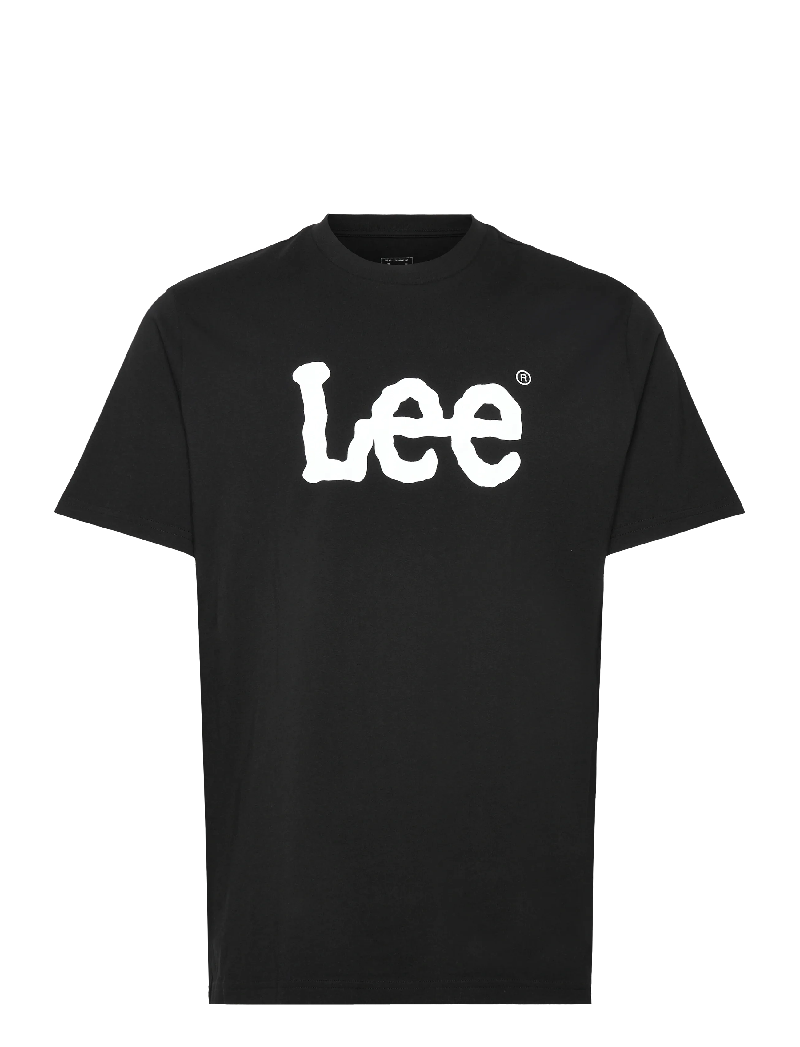 Lee Jeans WOBBLY LOGO TEE - Kläder - BLACK / black