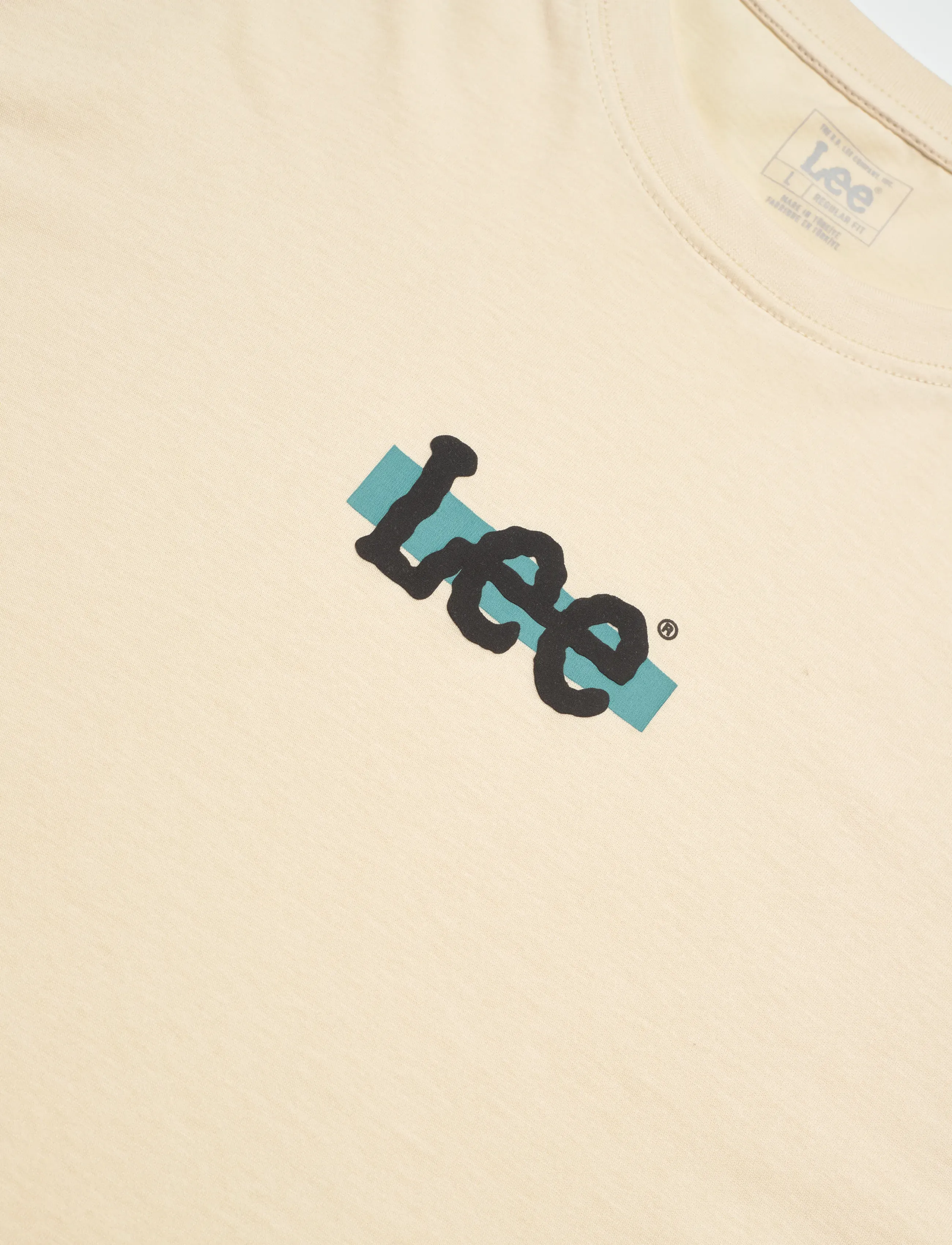 Lee Jeans - MEDIUM LOGO TEE - beige - 2