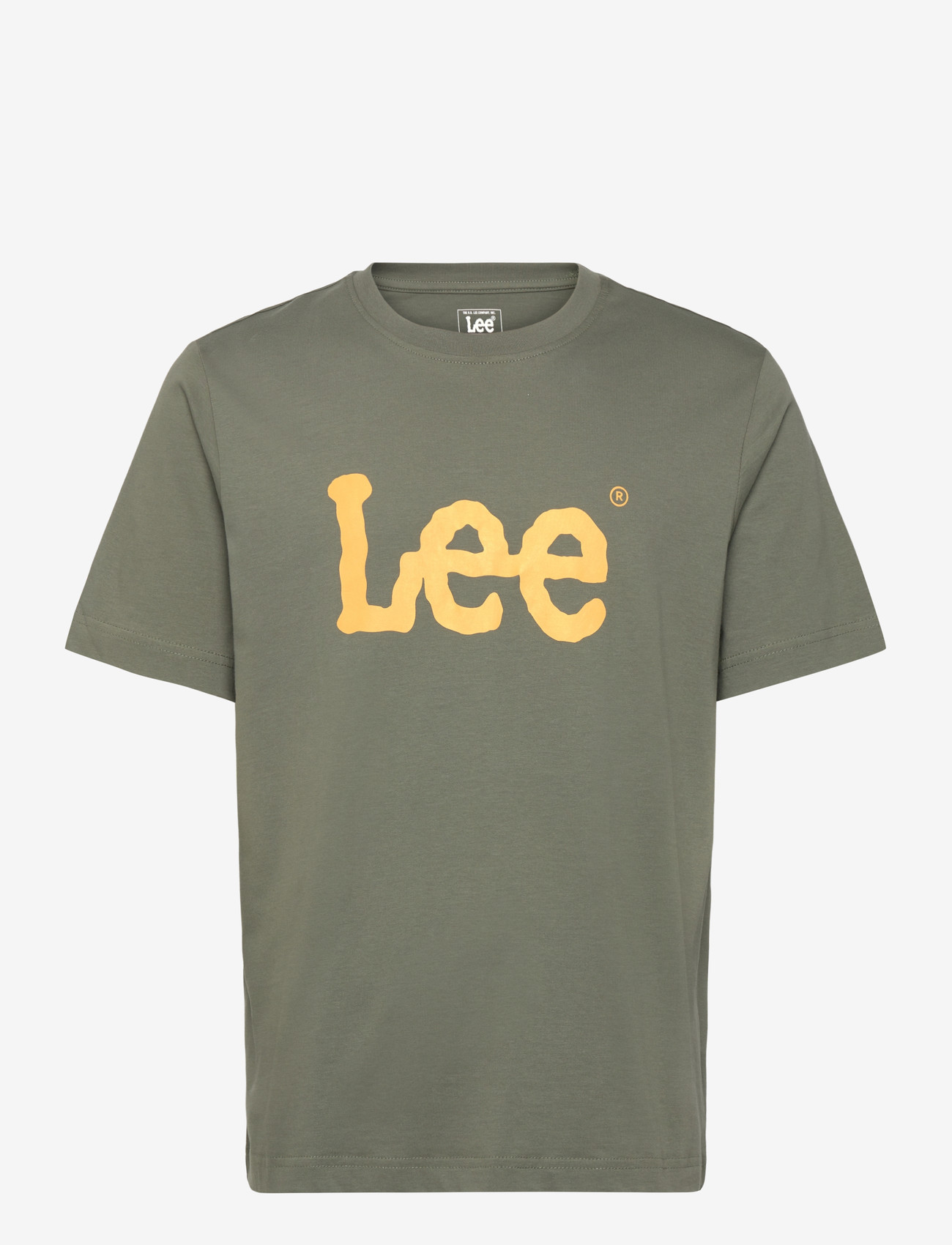 Lee Jeans - WOBBLY LOGO TEE - khaki - 0
