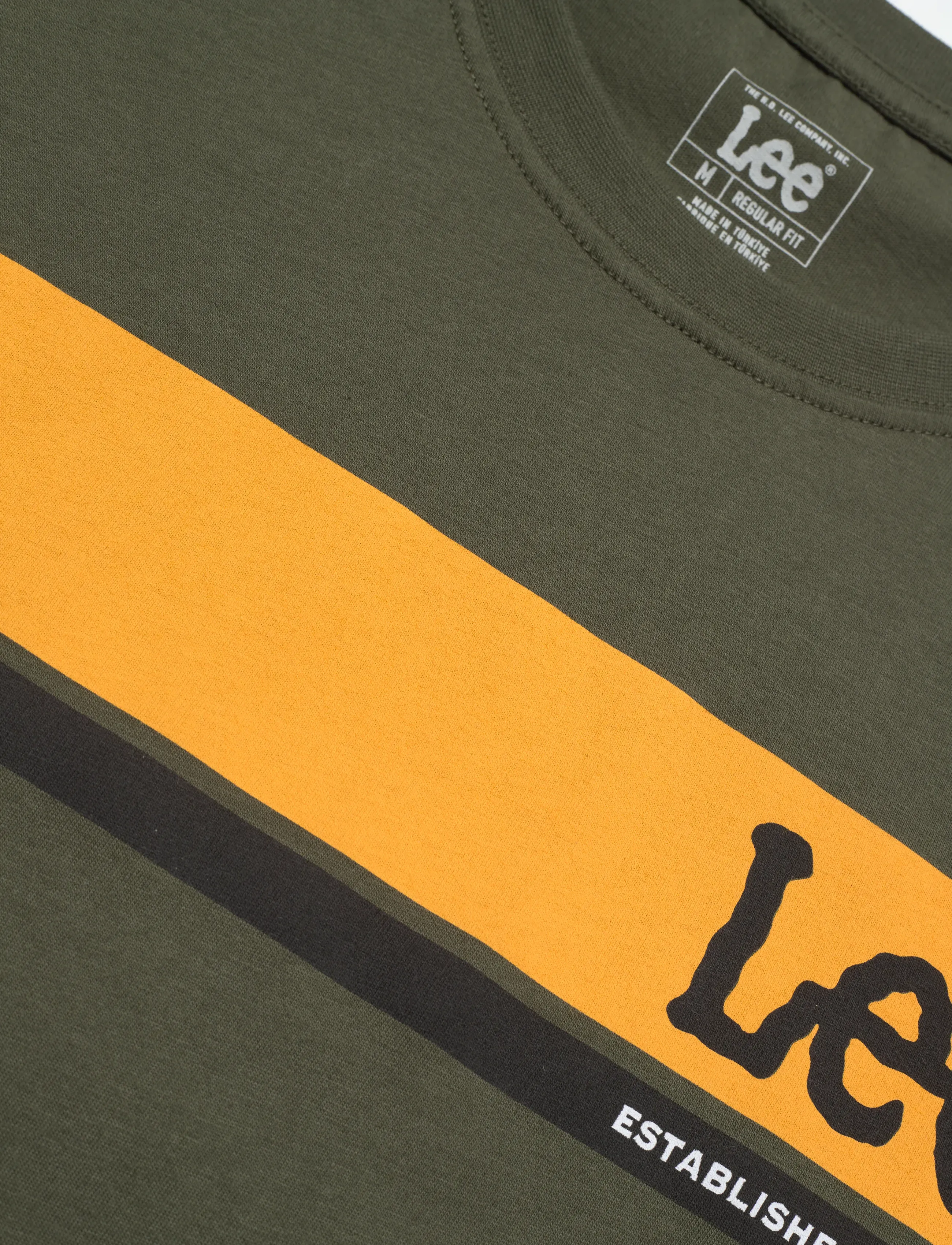 Lee Jeans - REGULAR LOGO TEE - khaki - 2