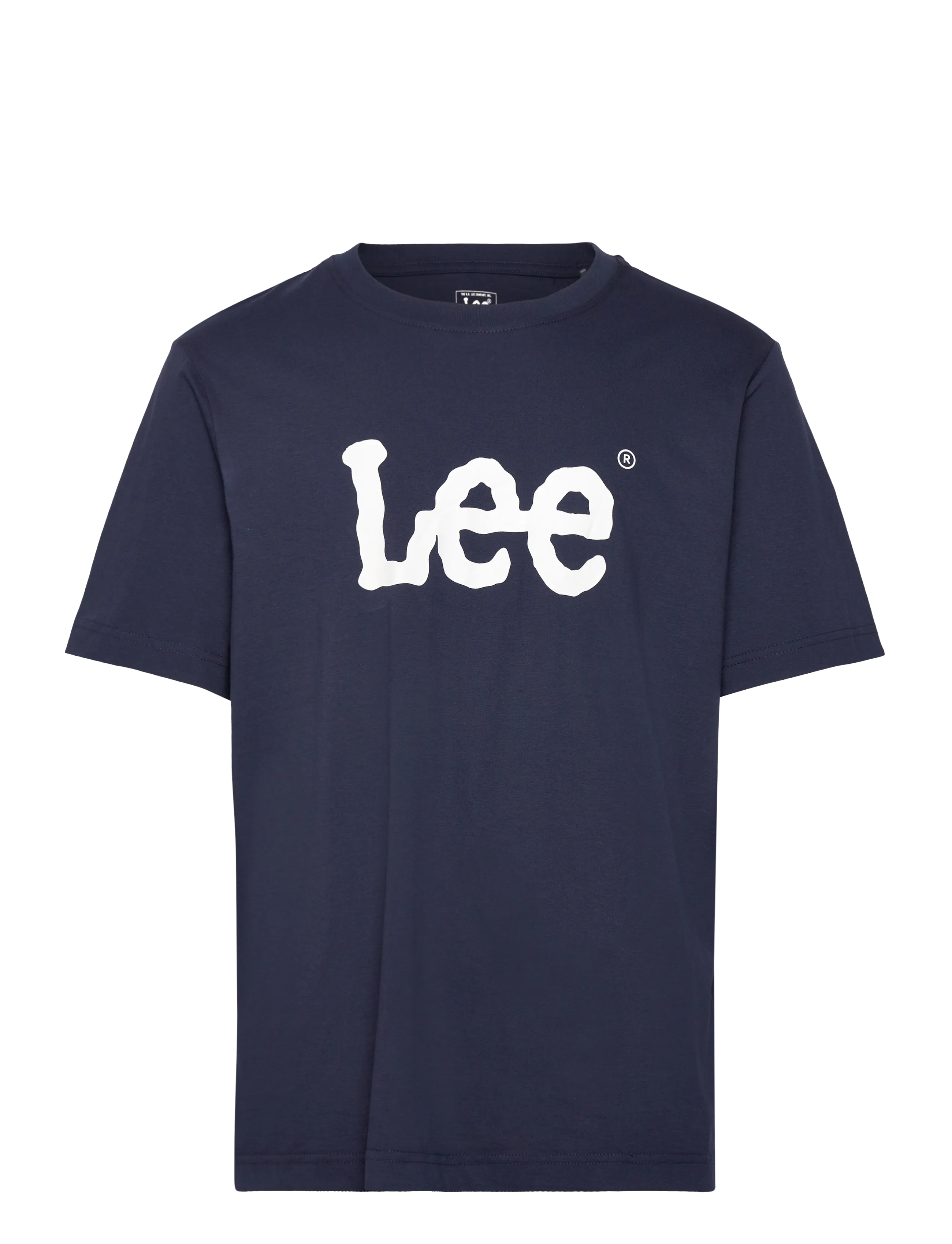 Lee Jeans WOBBLY LOGO TEE - T-shirts - NAVY DROP / navy