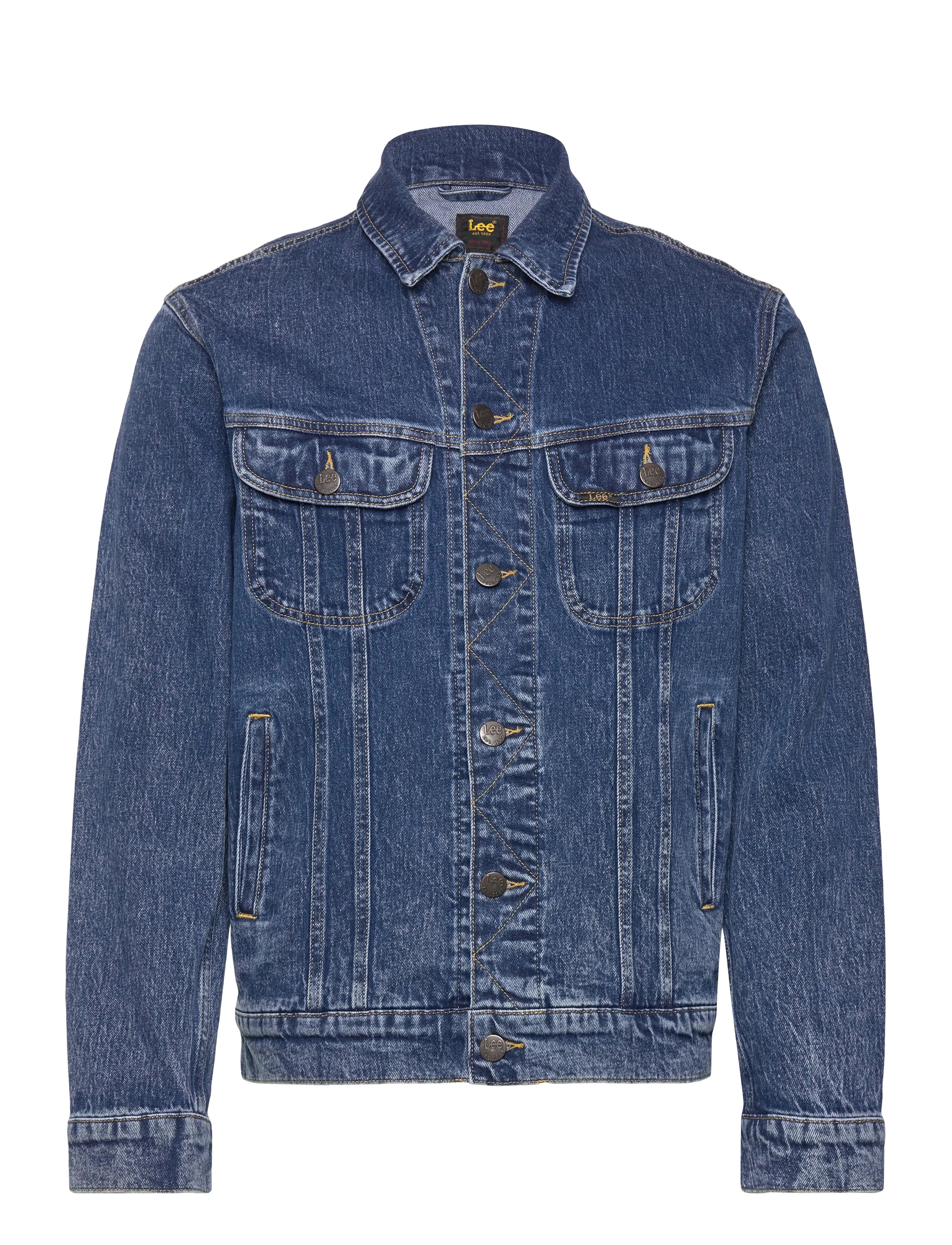 Lee Jeans LEE RIDER JACKET - Kläder - MID INDIGO / blue