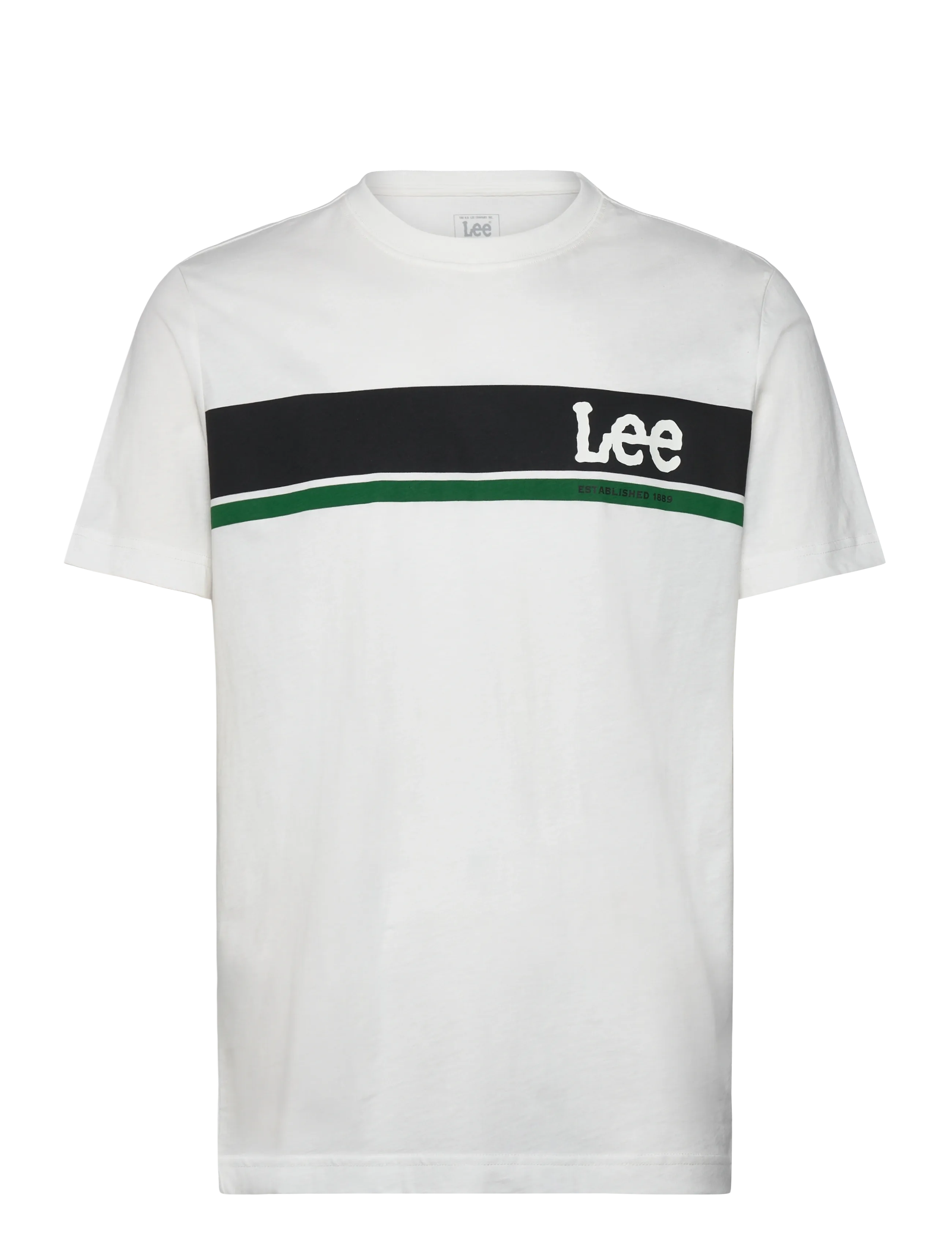 Lee Jeans REGULAR LOGO TEE - T-shirts - OFF WHITE / white