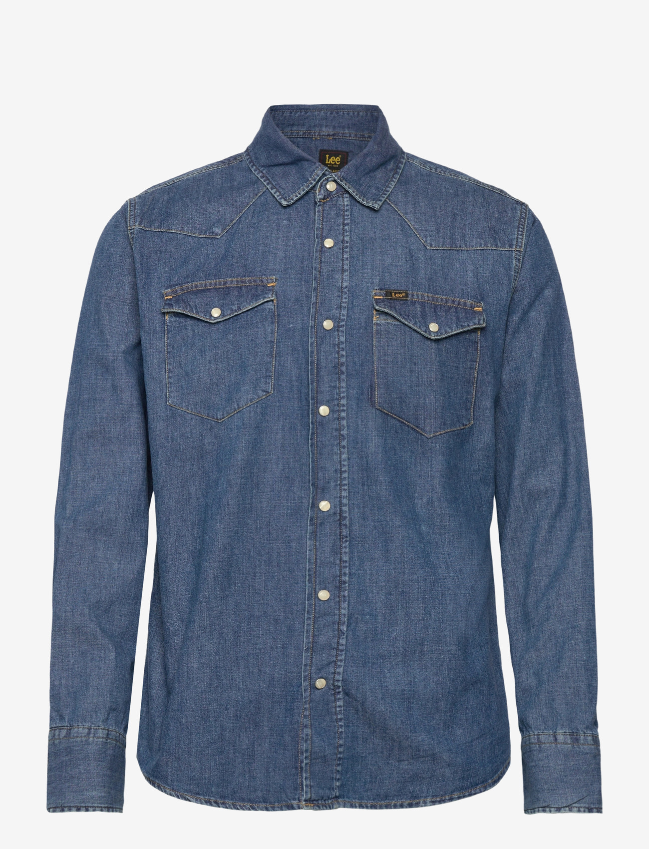 Lee Jeans - CLEAN REG WESTERN - sünnipäevakingitused - mid blue - 0