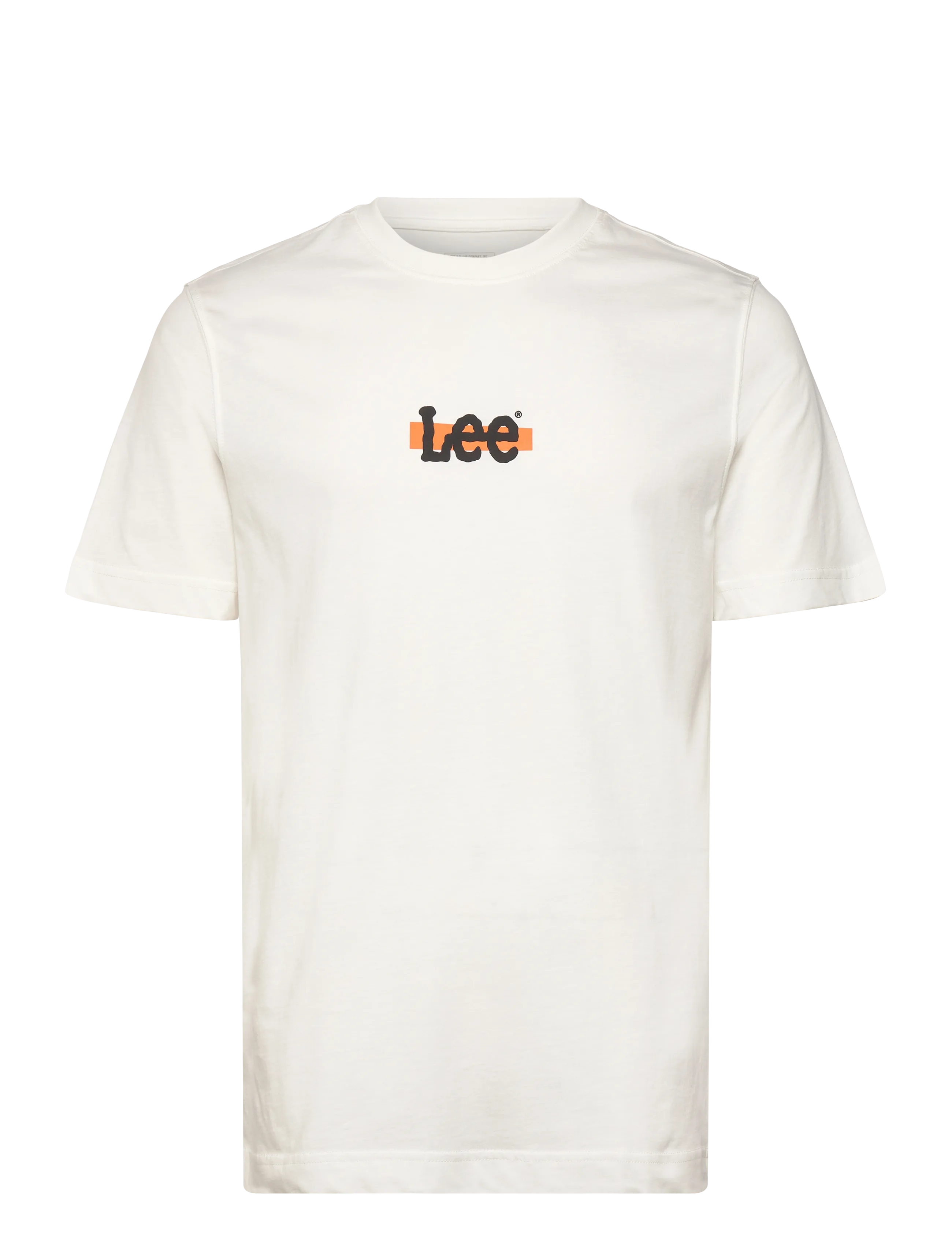 Lee Jeans MEDIUM LOGO TEE - T-shirts - WHITE / cream