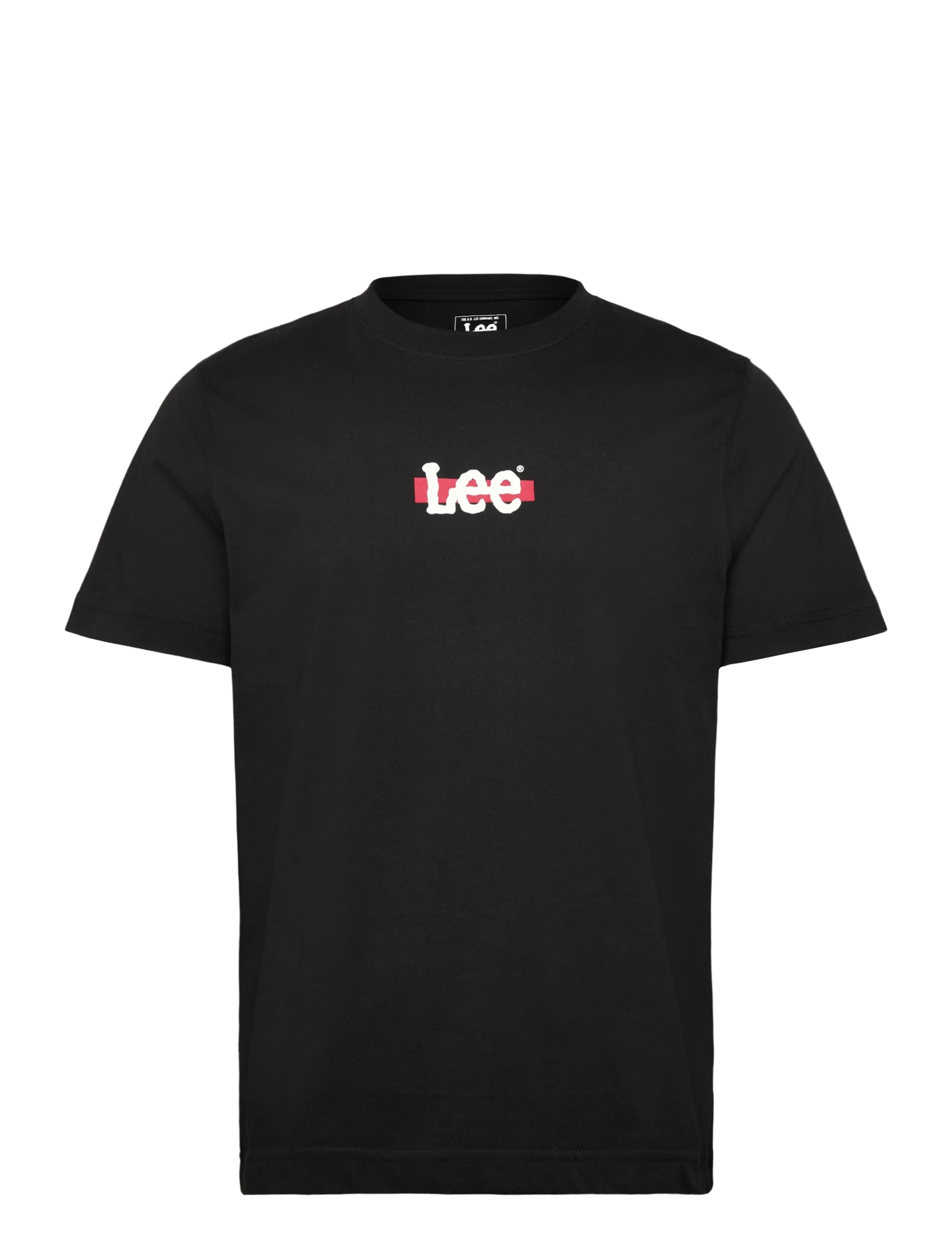 Lee Jeans MEDIUM LOGO TEE - Tøj - BLACK / black