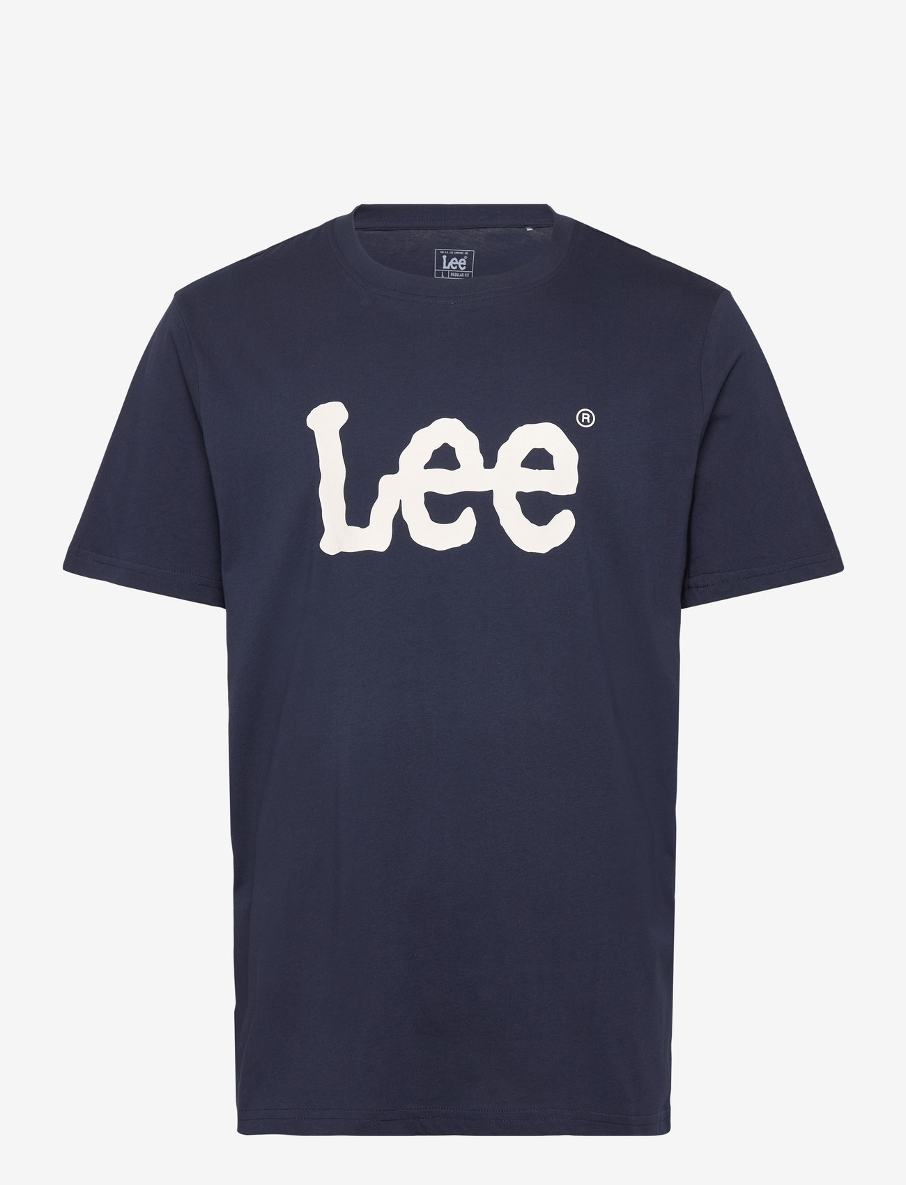 Lee Jeans - WOBBLY LOGO TEE - navy - 0