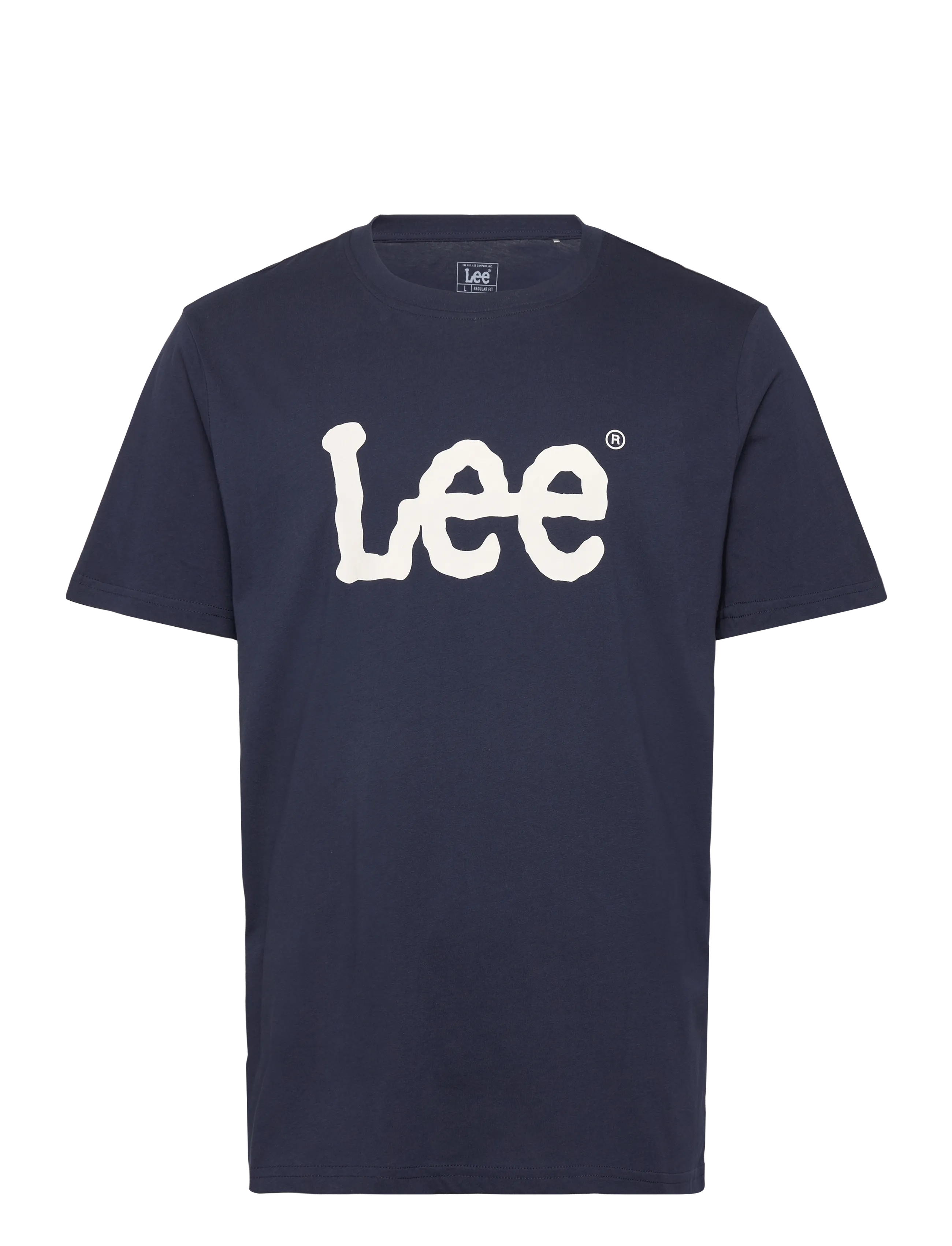 Lee Jeans WOBBLY LOGO TEE - Kläder - NAVY / navy