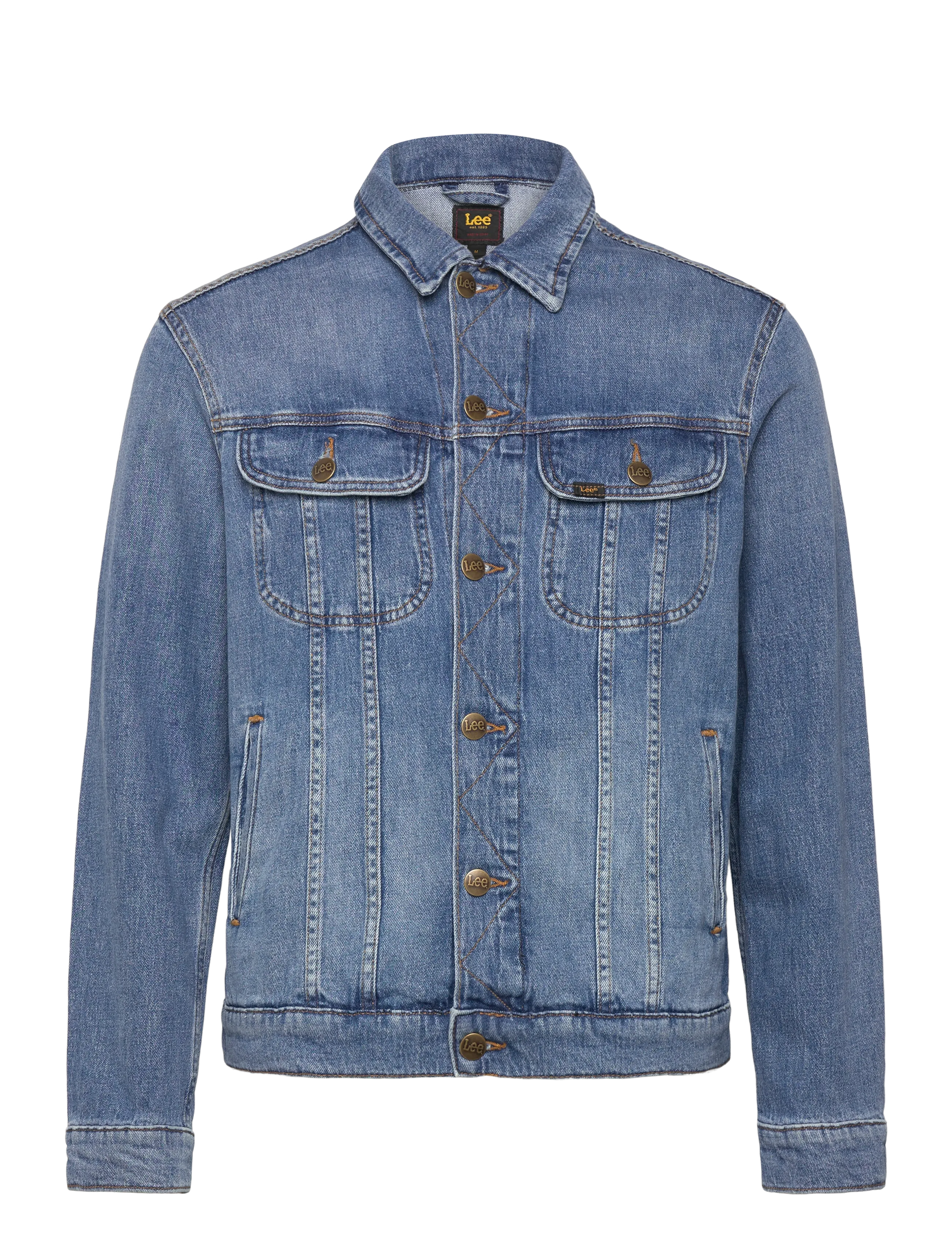 Lee Jeans LEE RIDER JACKET - Kläder - MID BLUE / blue