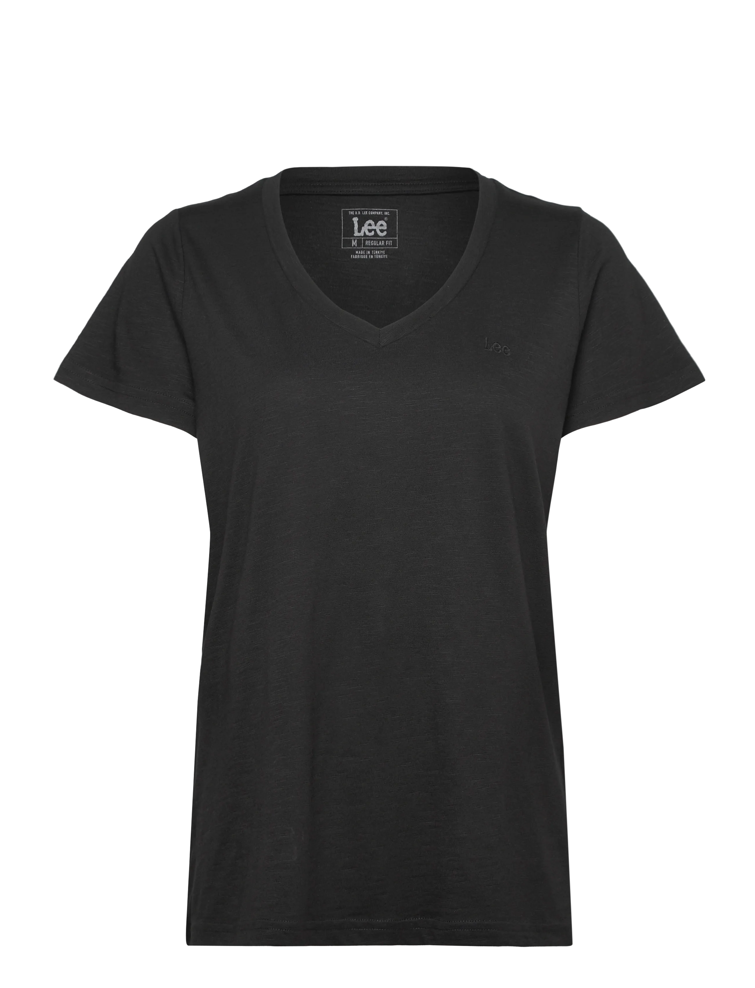 Lee Jeans - V NECK TEE - t-shirts - black - 0