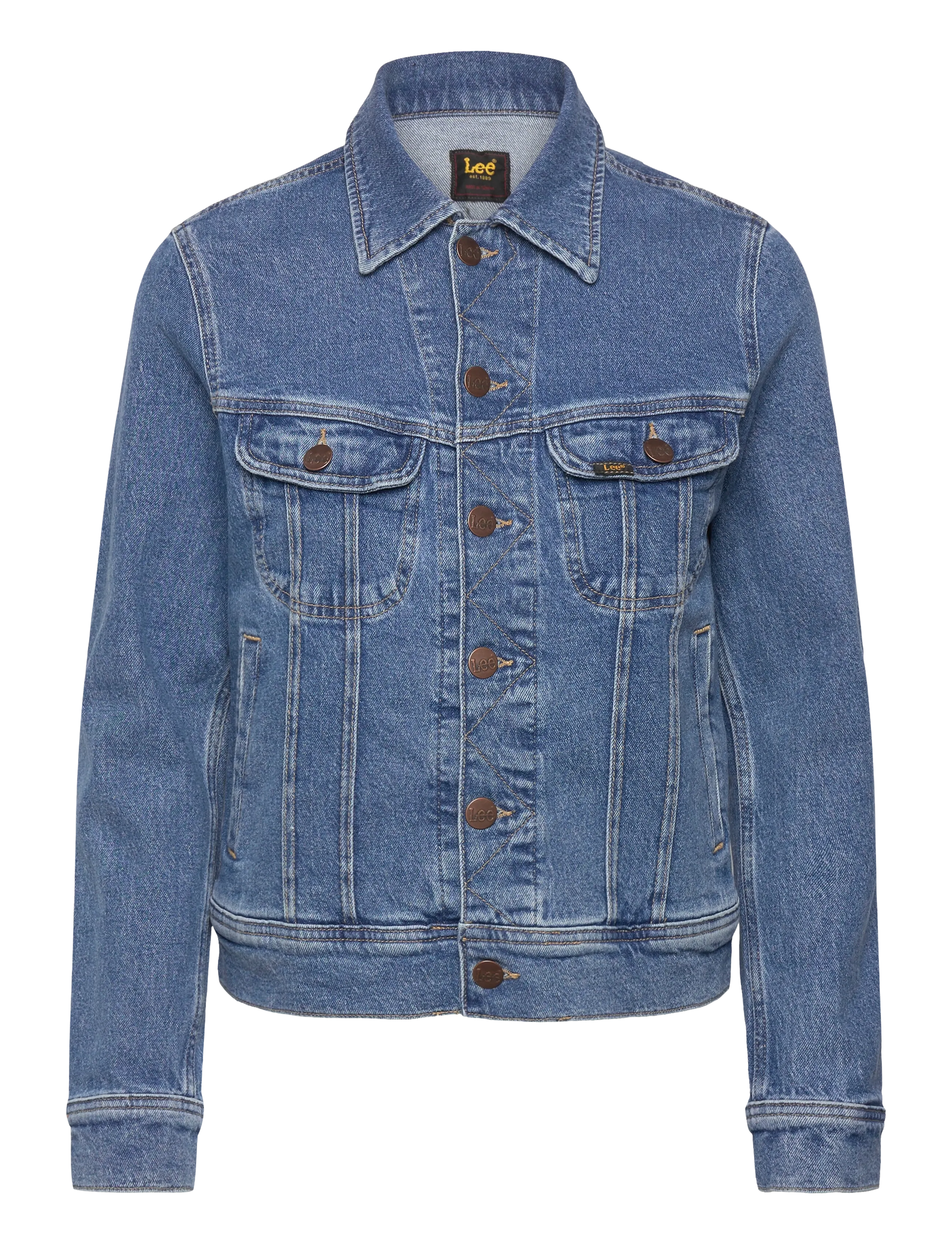 Lee Jeans RIDER JACKET - Denimtøj - FLASH OF BRILLIANCE / blue