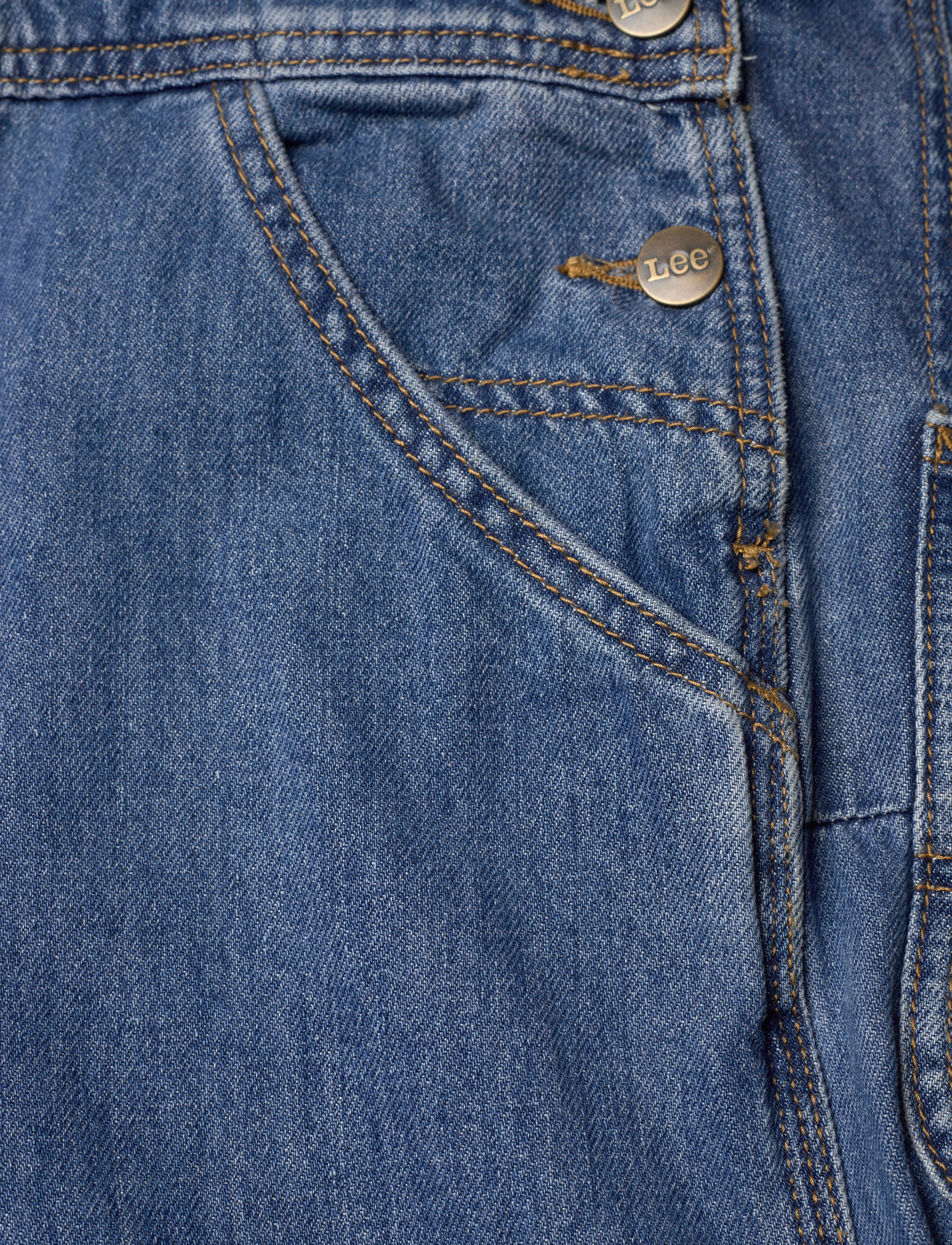Lee Jeans - LEE BIB - mid shade - 2