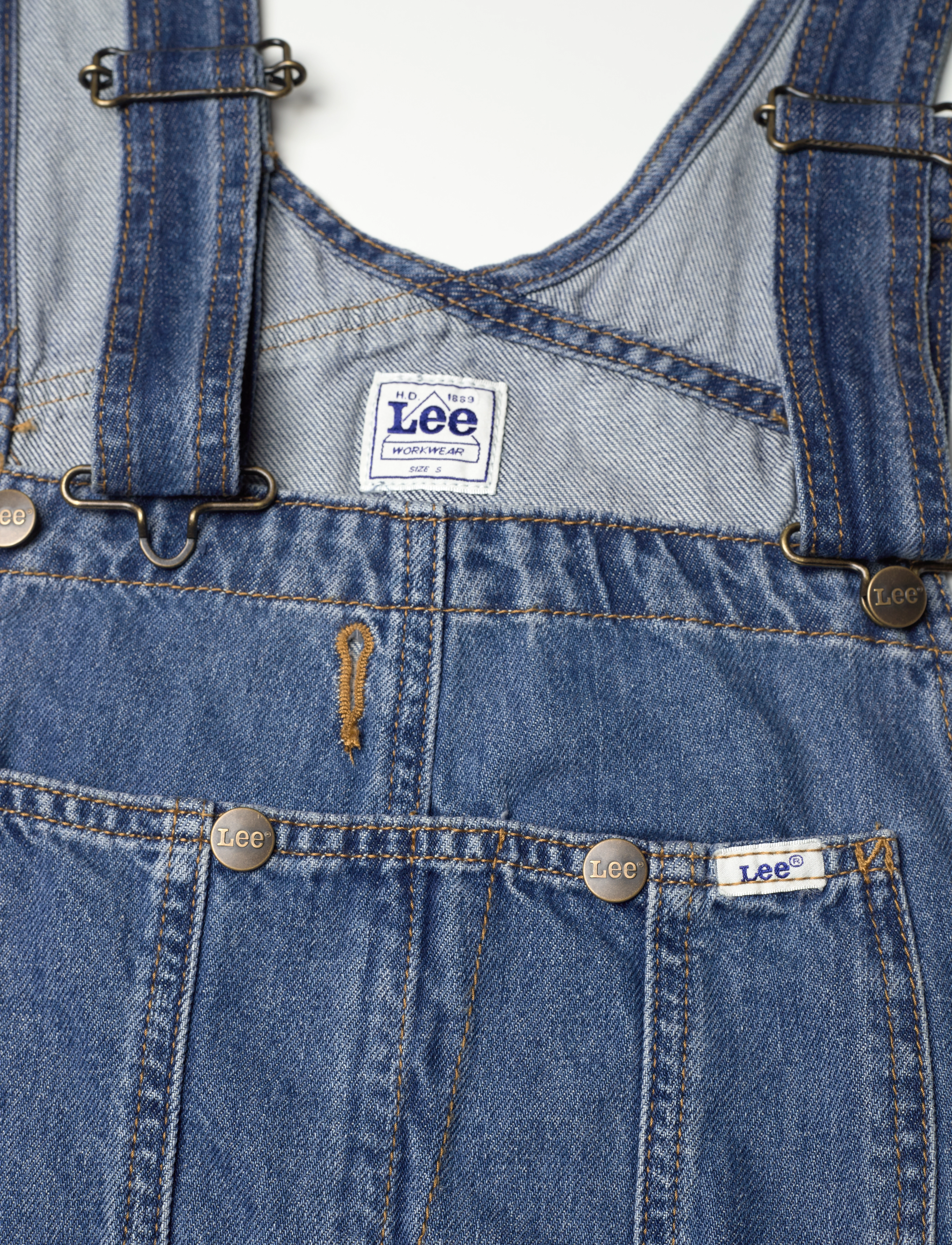 Lee Jeans - LEE BIB - mid shade - 3